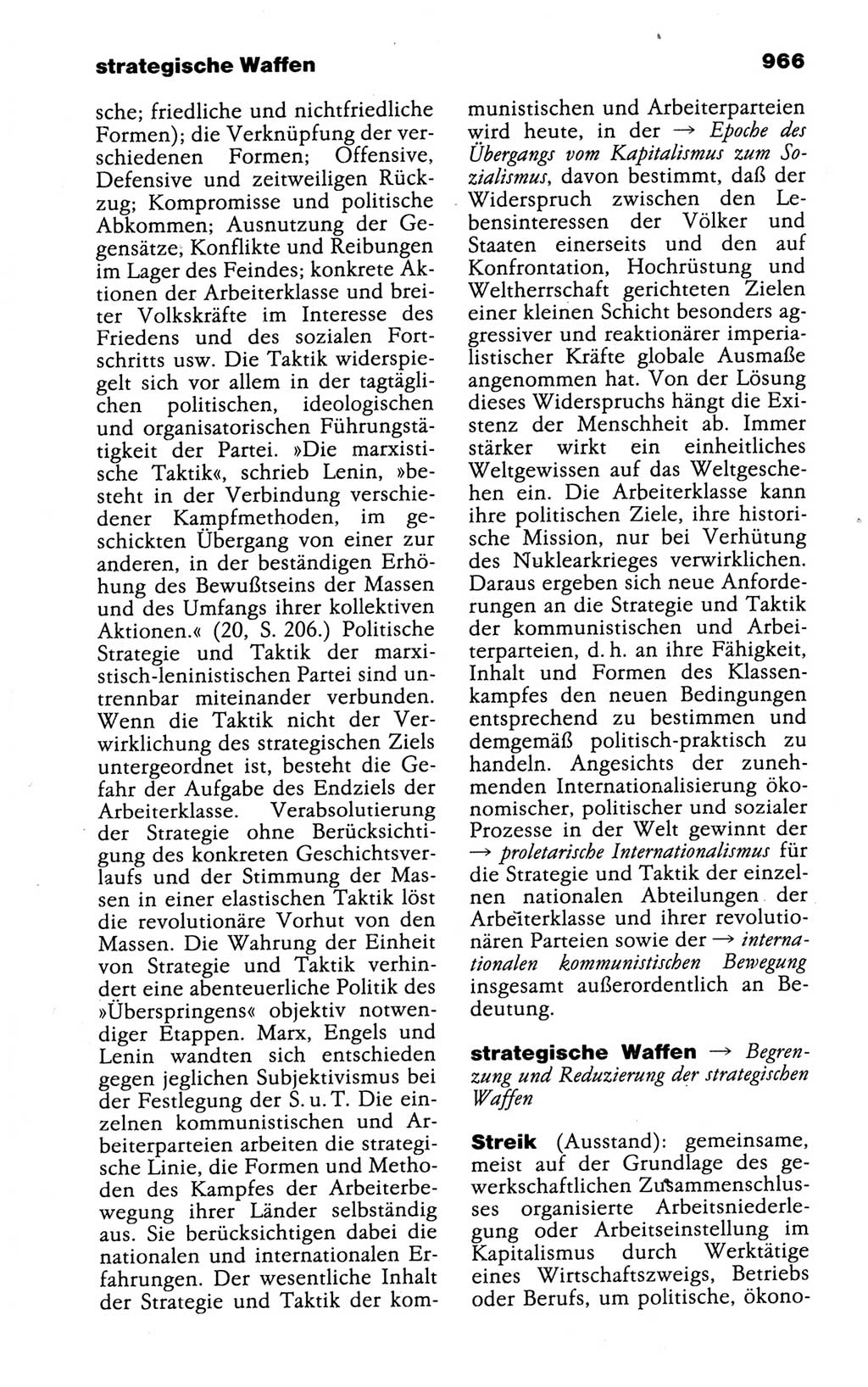 Kleines politisches Wörterbuch [Deutsche Demokratische Republik (DDR)] 1988, Seite 966 (Kl. pol. Wb. DDR 1988, S. 966)