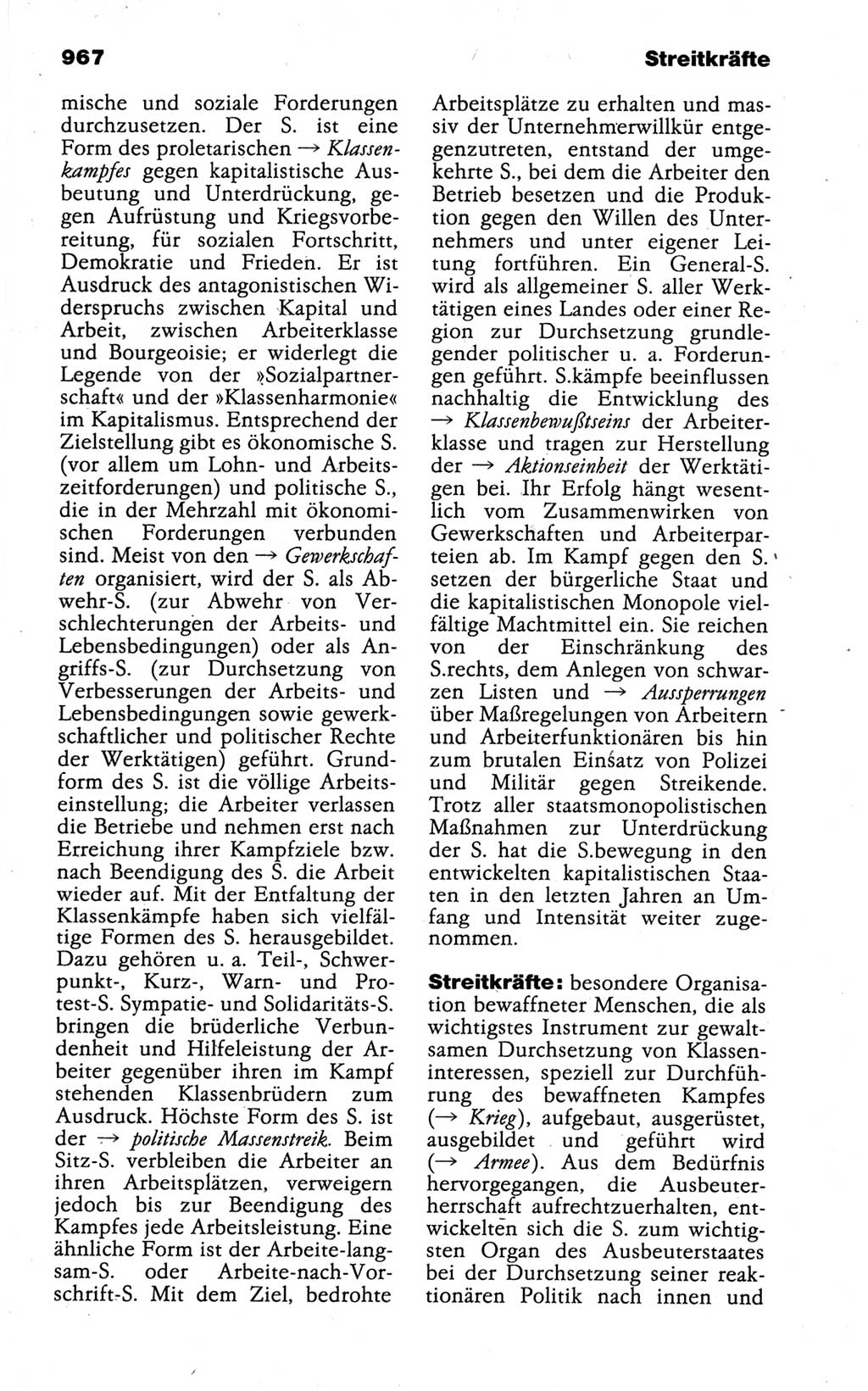 Kleines politisches Wörterbuch [Deutsche Demokratische Republik (DDR)] 1988, Seite 967 (Kl. pol. Wb. DDR 1988, S. 967)