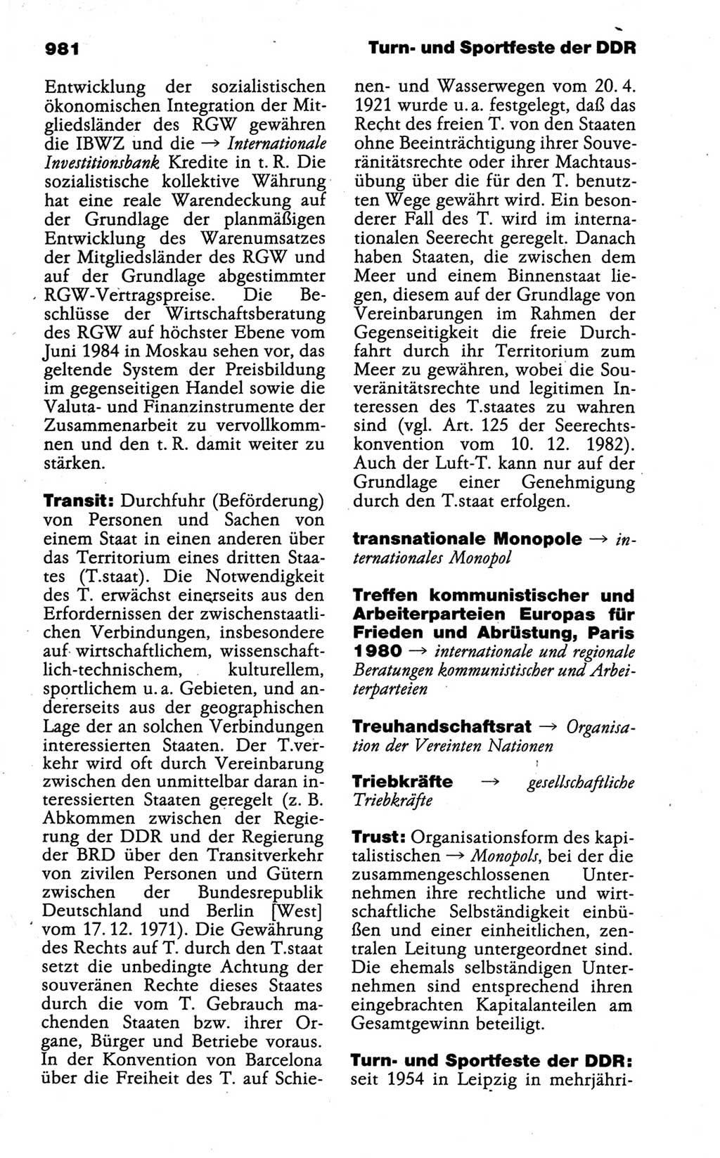 Kleines politisches Wörterbuch [Deutsche Demokratische Republik (DDR)] 1988, Seite 981 (Kl. pol. Wb. DDR 1988, S. 981)