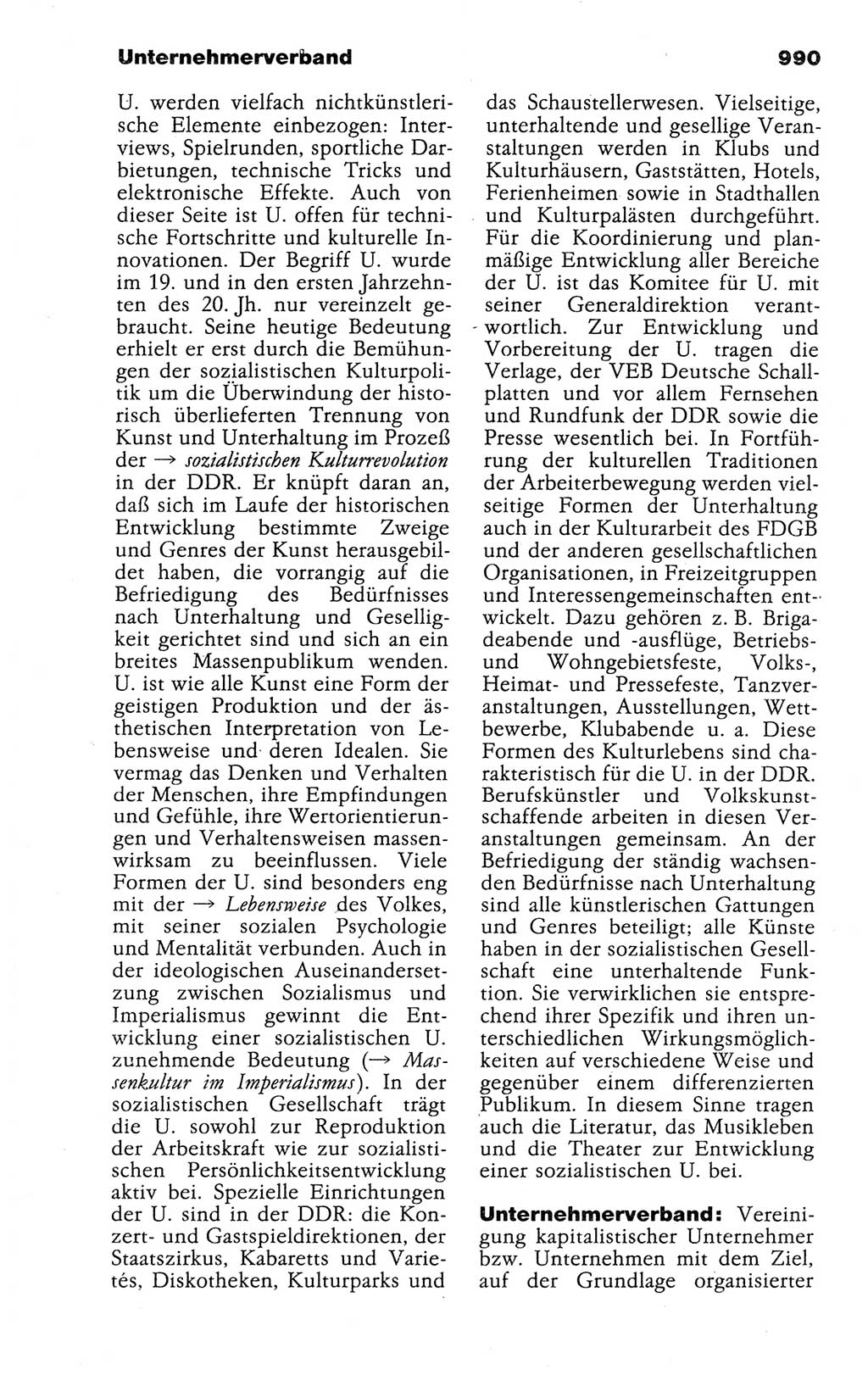 Kleines politisches Wörterbuch [Deutsche Demokratische Republik (DDR)] 1988, Seite 990 (Kl. pol. Wb. DDR 1988, S. 990)
