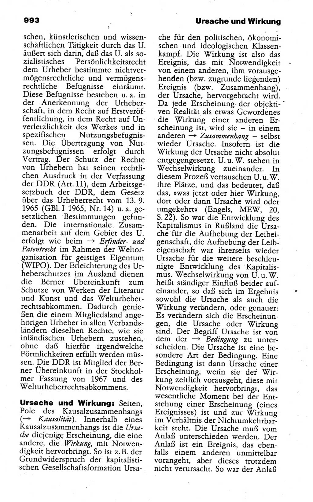 Kleines politisches Wörterbuch [Deutsche Demokratische Republik (DDR)] 1988, Seite 993 (Kl. pol. Wb. DDR 1988, S. 993)