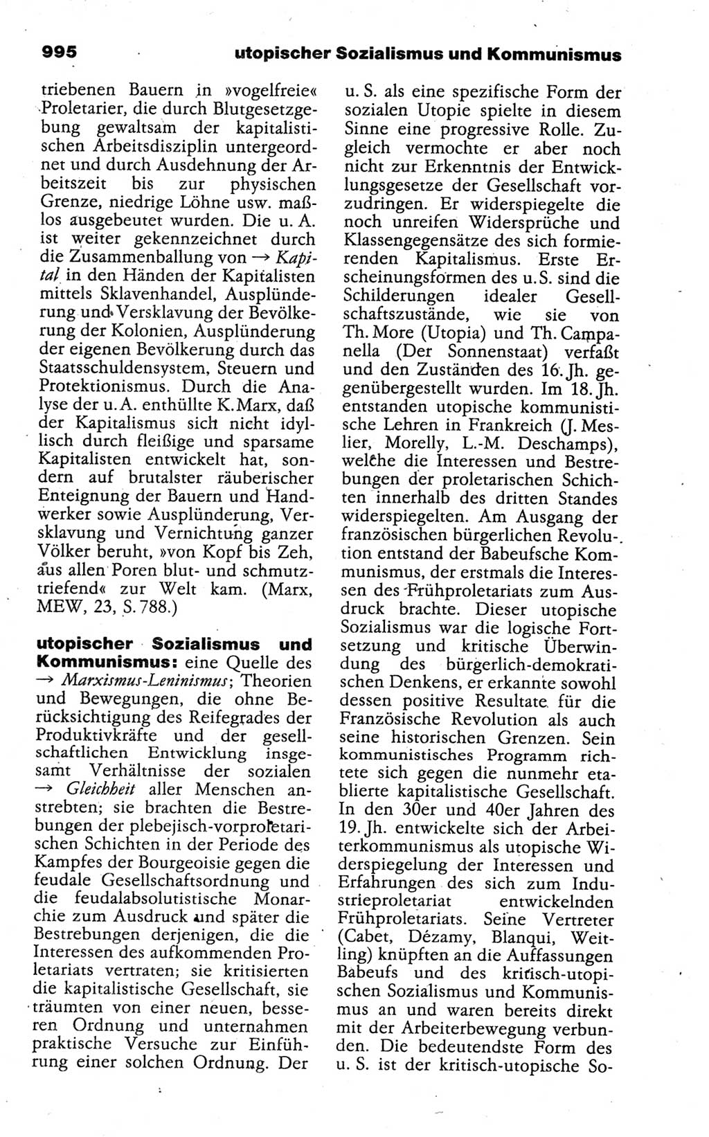 Kleines politisches Wörterbuch [Deutsche Demokratische Republik (DDR)] 1988, Seite 995 (Kl. pol. Wb. DDR 1988, S. 995)