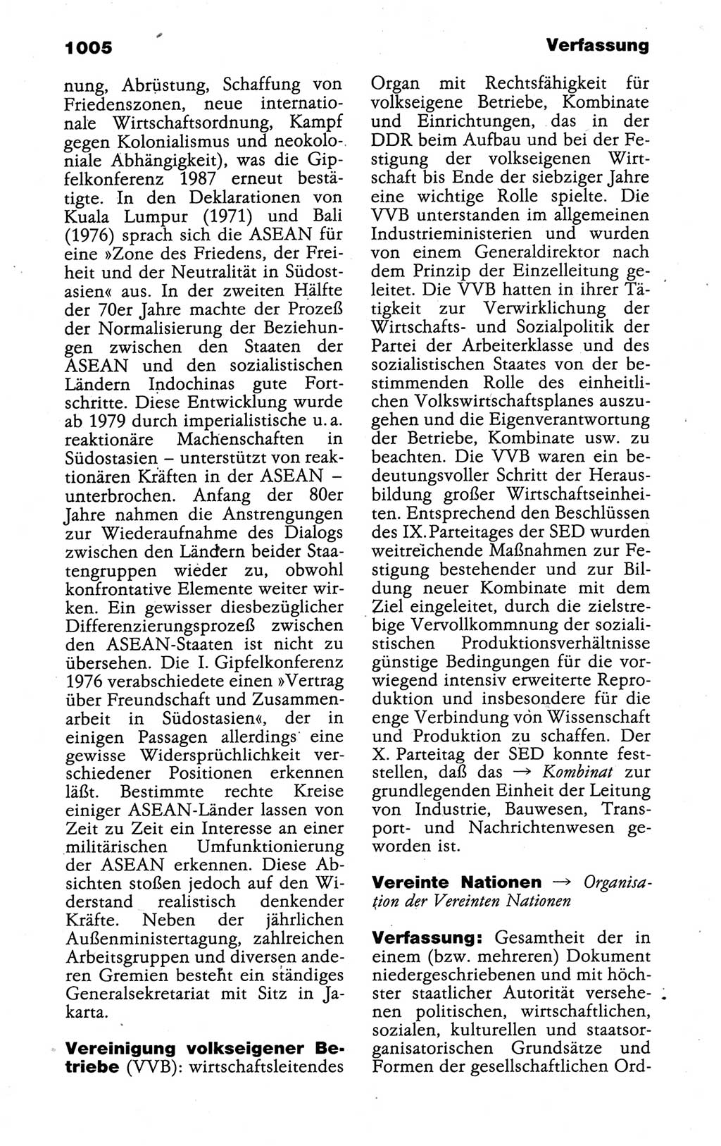 Kleines politisches Wörterbuch [Deutsche Demokratische Republik (DDR)] 1988, Seite 1005 (Kl. pol. Wb. DDR 1988, S. 1005)