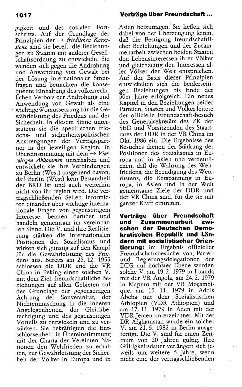 Kleines politisches Wörterbuch [Deutsche Demokratische Republik (DDR)] 1988, Seite 1017 (Kl. pol. Wb. DDR 1988, S. 1017)