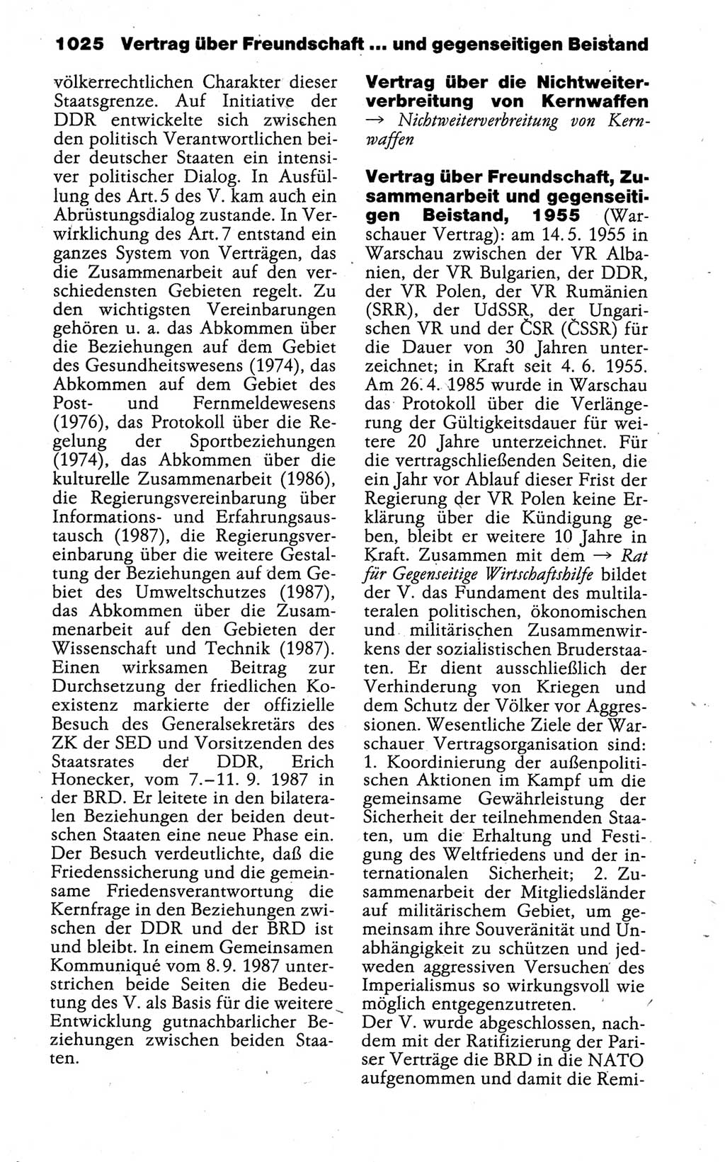 Kleines politisches Wörterbuch [Deutsche Demokratische Republik (DDR)] 1988, Seite 1025 (Kl. pol. Wb. DDR 1988, S. 1025)