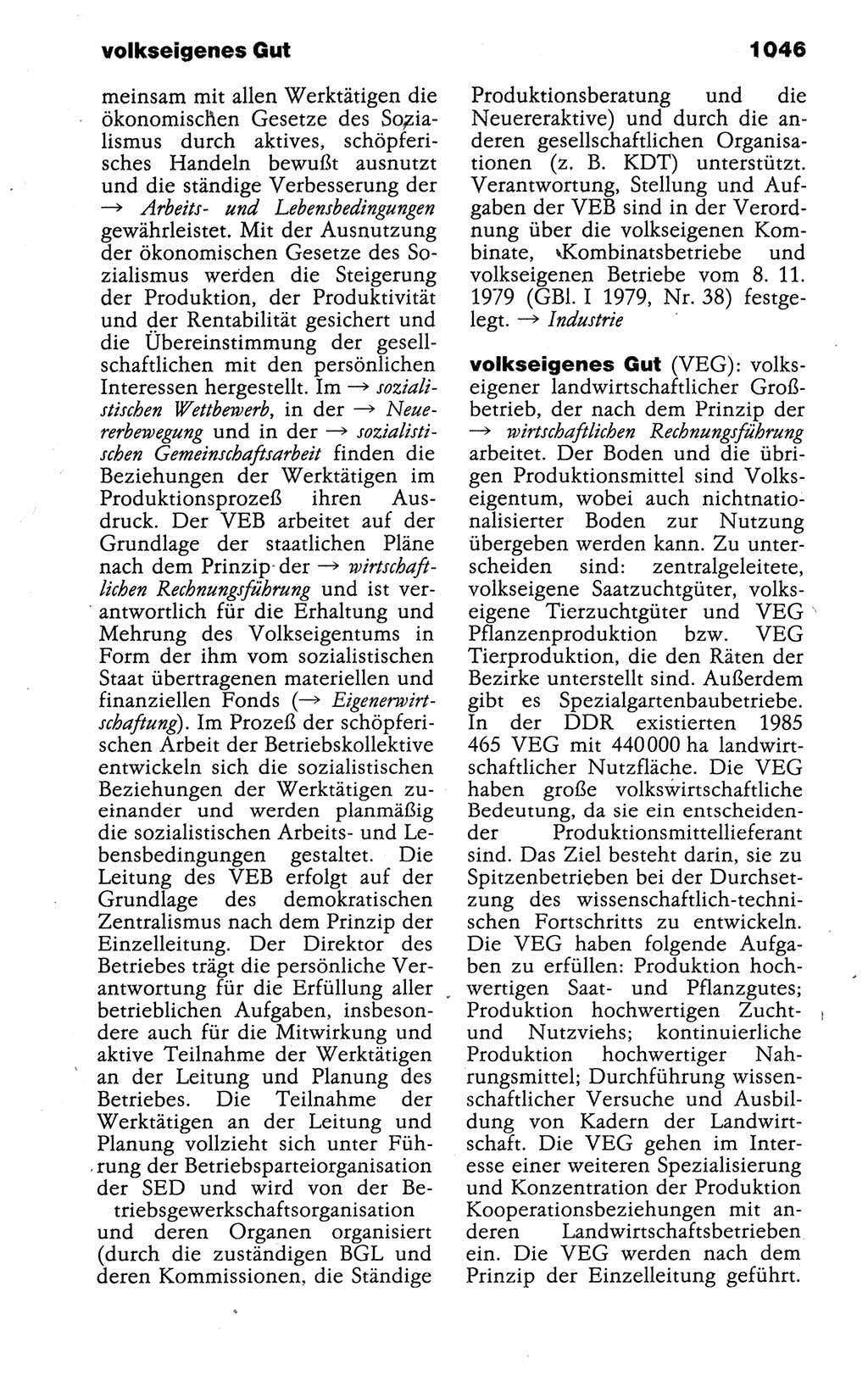 Kleines politisches Wörterbuch [Deutsche Demokratische Republik (DDR)] 1988, Seite 1046 (Kl. pol. Wb. DDR 1988, S. 1046)