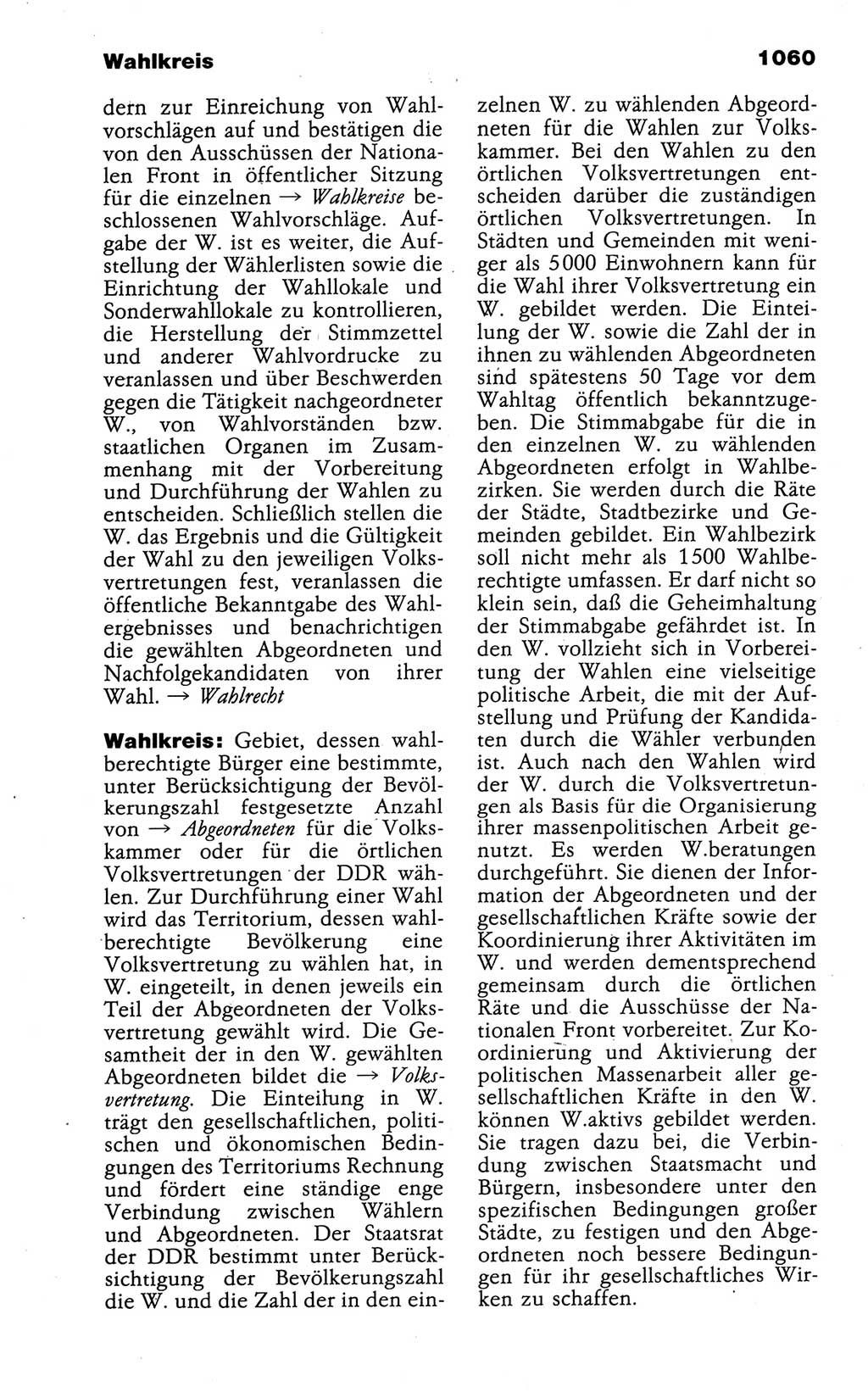 Kleines politisches Wörterbuch [Deutsche Demokratische Republik (DDR)] 1988, Seite 1060 (Kl. pol. Wb. DDR 1988, S. 1060)