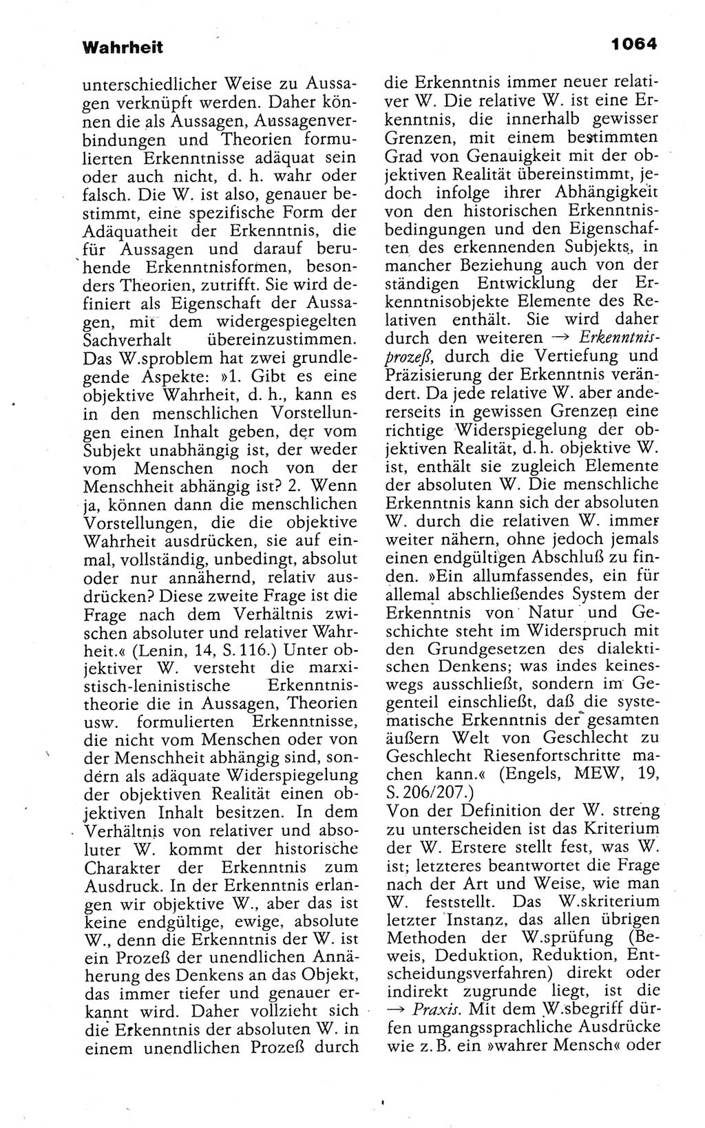 Kleines politisches Wörterbuch [Deutsche Demokratische Republik (DDR)] 1988, Seite 1064 (Kl. pol. Wb. DDR 1988, S. 1064)