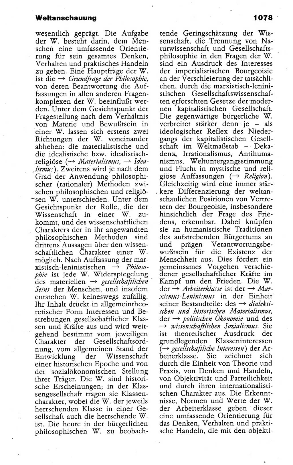 Kleines politisches Wörterbuch [Deutsche Demokratische Republik (DDR)] 1988, Seite 1078 (Kl. pol. Wb. DDR 1988, S. 1078)