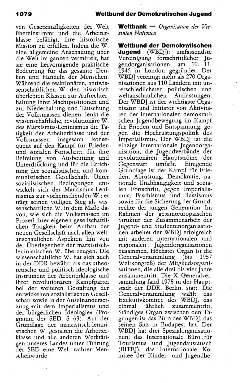 Kleines politisches Wörterbuch [Deutsche Demokratische Republik (DDR)] 1988, Seite 1079 (Kl. pol. Wb. DDR 1988, S. 1079)