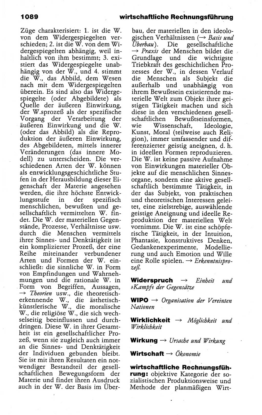 Kleines politisches Wörterbuch [Deutsche Demokratische Republik (DDR)] 1988, Seite 1089 (Kl. pol. Wb. DDR 1988, S. 1089)