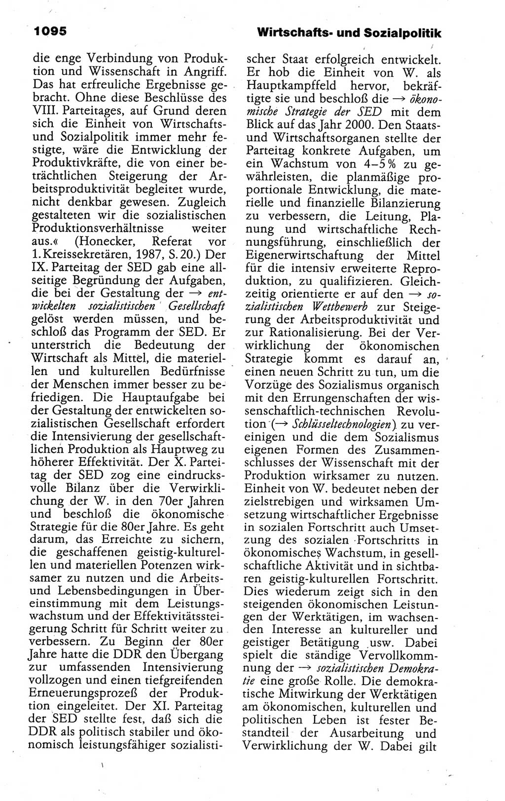 Kleines politisches Wörterbuch [Deutsche Demokratische Republik (DDR)] 1988, Seite 1095 (Kl. pol. Wb. DDR 1988, S. 1095)