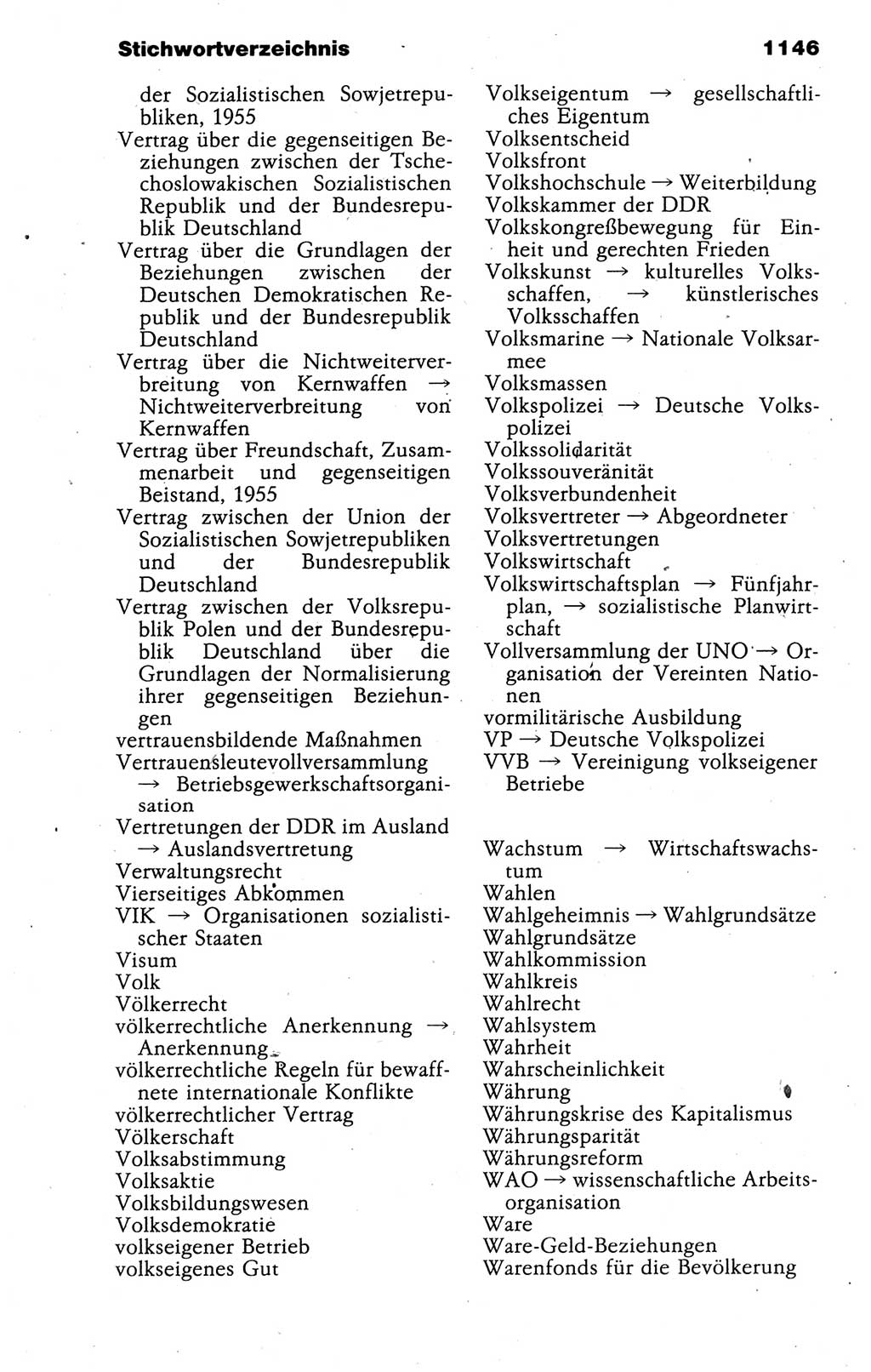 Kleines politisches Wörterbuch [Deutsche Demokratische Republik (DDR)] 1988, Seite 1146 (Kl. pol. Wb. DDR 1988, S. 1146)