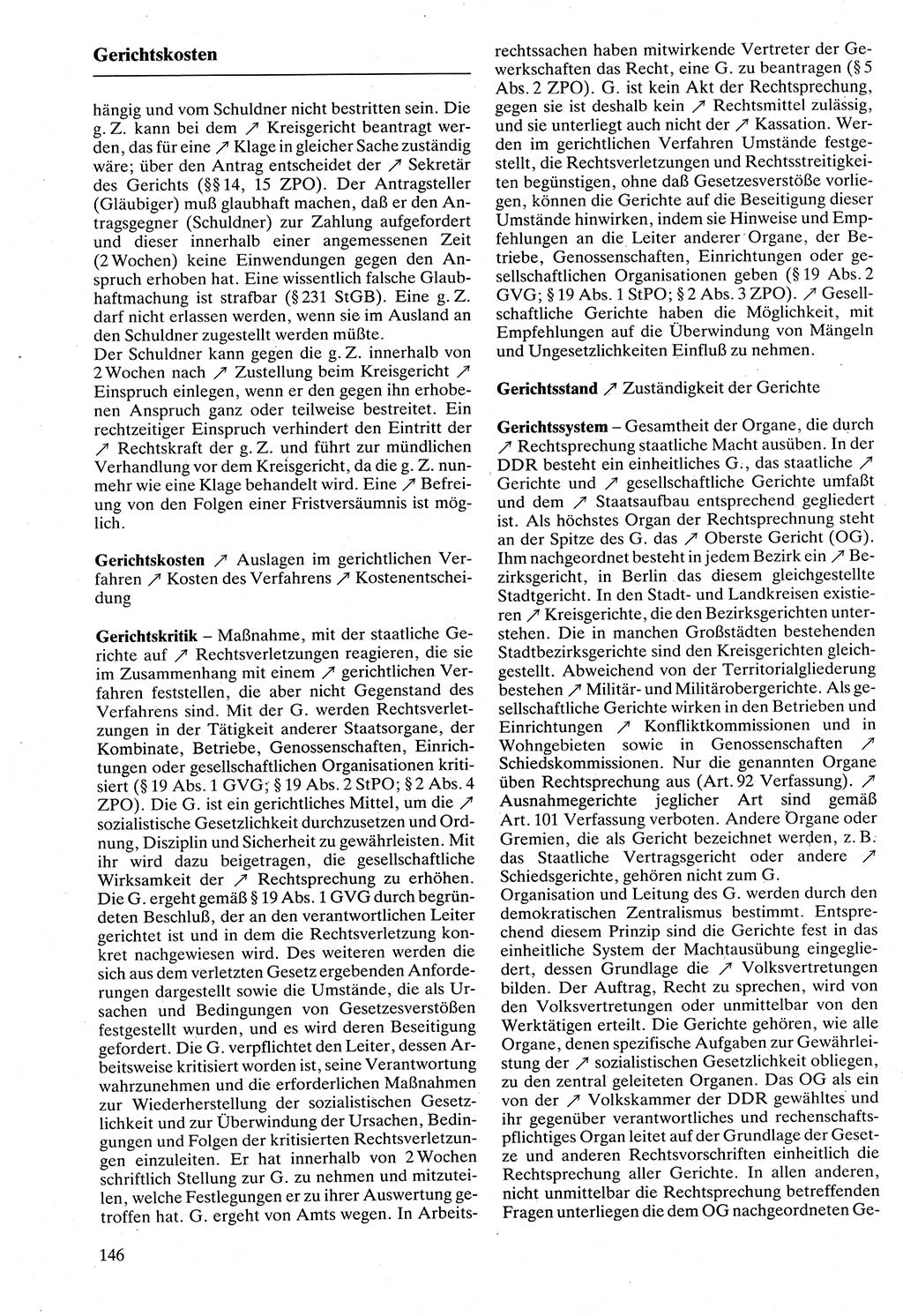 Rechtslexikon [Deutsche Demokratische Republik (DDR)] 1988, Seite 146 (Rechtslex. DDR 1988, S. 146)