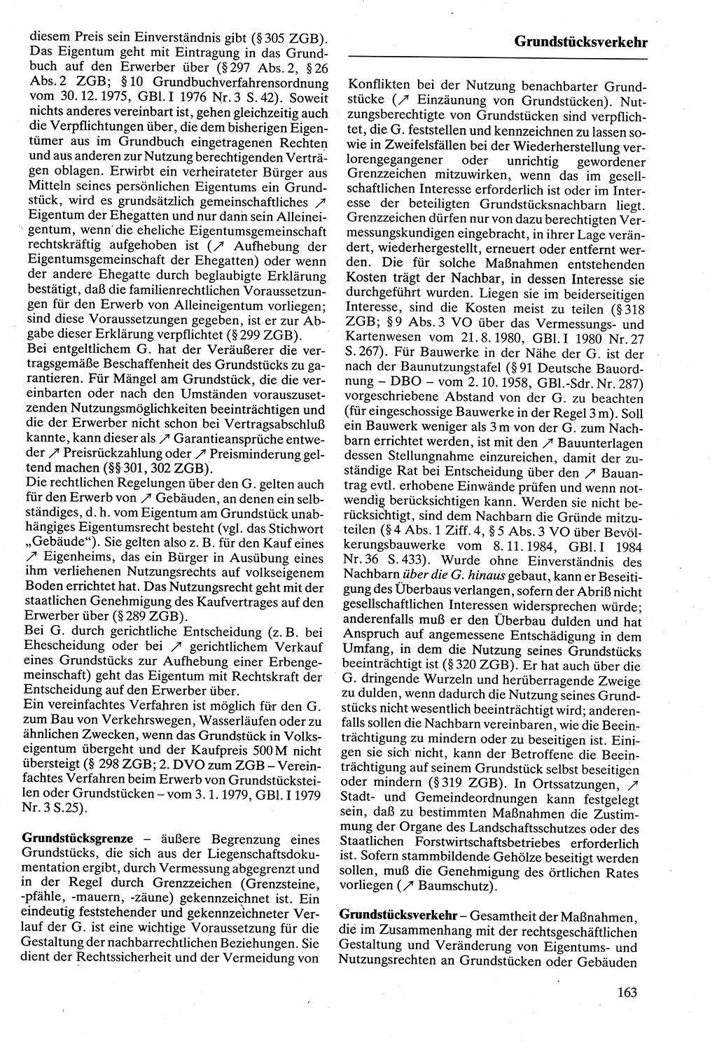 Rechtslexikon [Deutsche Demokratische Republik (DDR)] 1988, Seite 163 (Rechtslex. DDR 1988, S. 163)