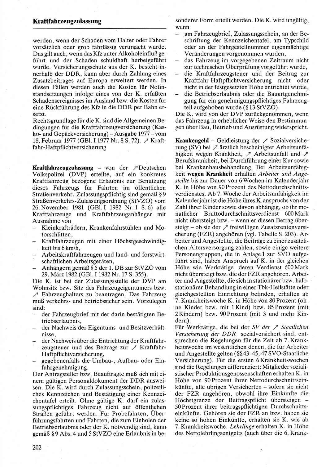 Rechtslexikon [Deutsche Demokratische Republik (DDR)] 1988, Seite 202 (Rechtslex. DDR 1988, S. 202)