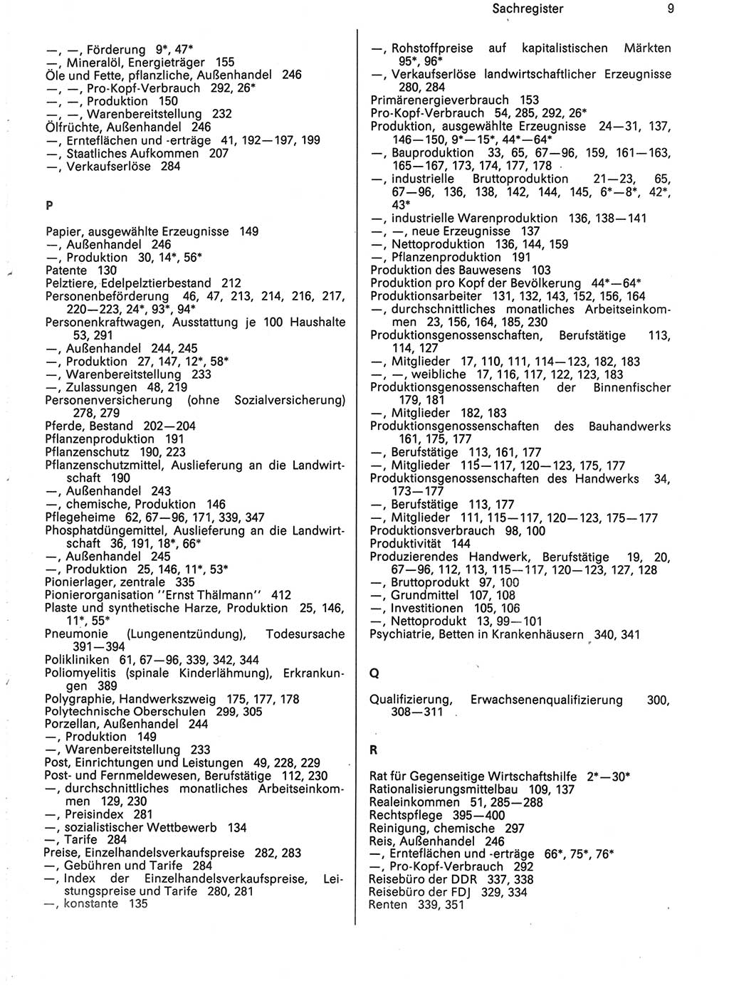 Statistisches Jahrbuch der Deutschen Demokratischen Republik (DDR) 1988, Seite 9 (Stat. Jb. DDR 1988, S. 9)