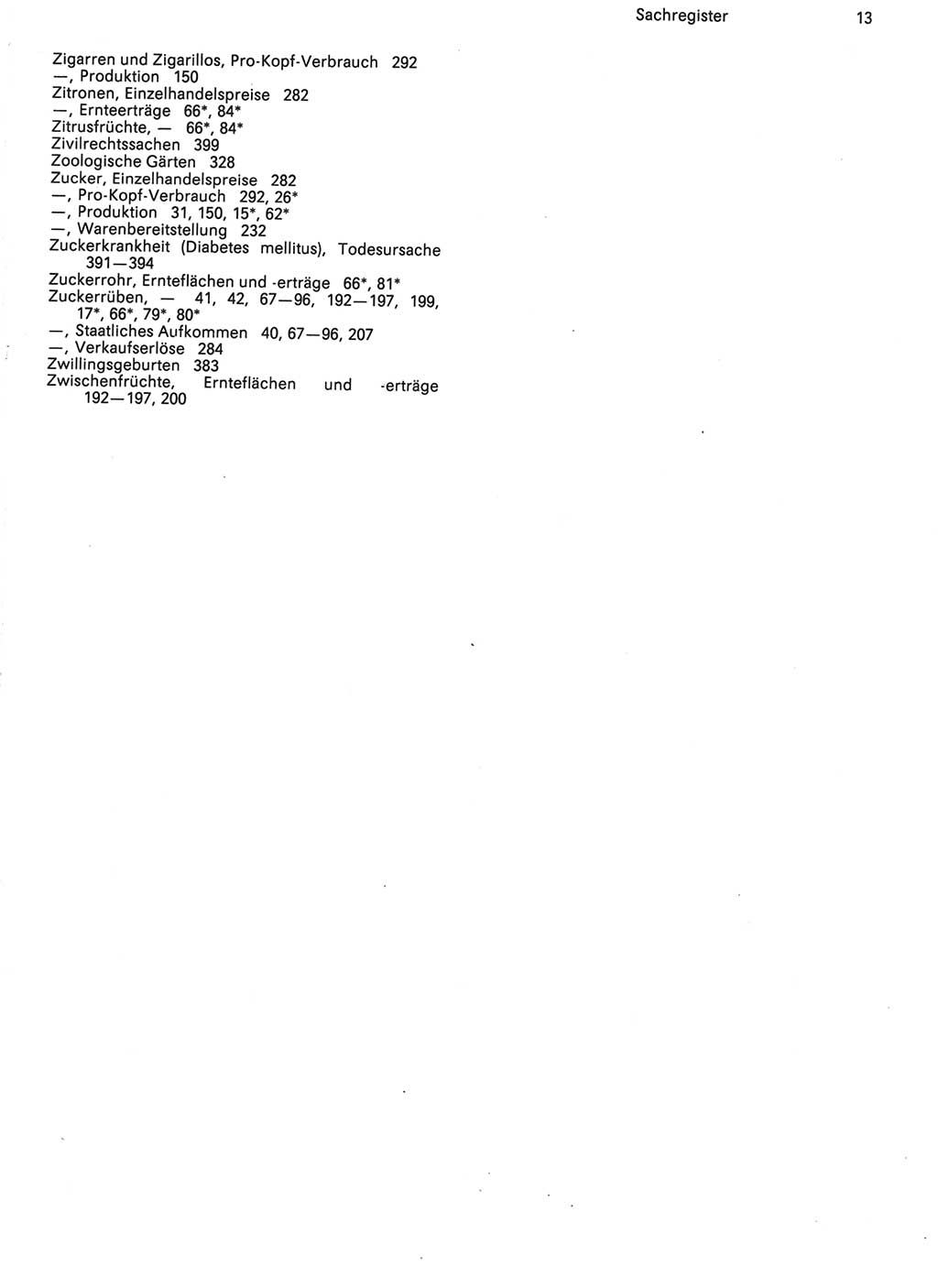 Statistisches Jahrbuch der Deutschen Demokratischen Republik (DDR) 1988, Seite 13 (Stat. Jb. DDR 1988, S. 13)