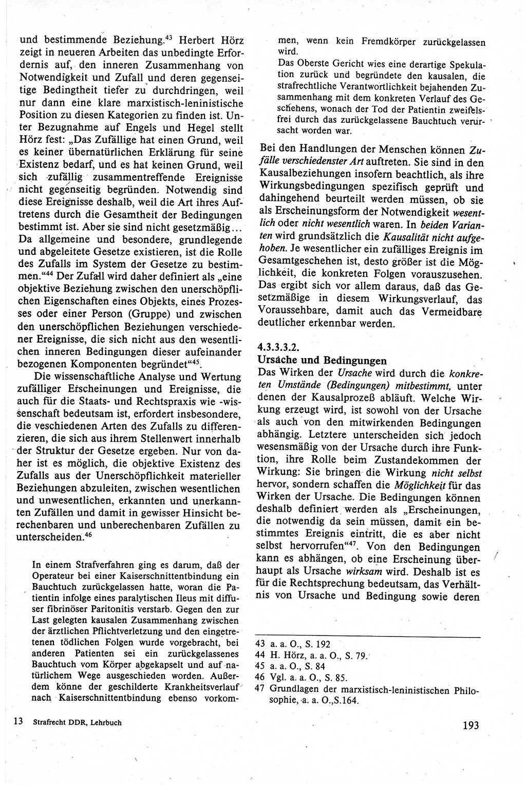 Strafrecht der DDR (Deutsche Demokratische Republik), Lehrbuch 1988, Seite 193 (Strafr. DDR Lb. 1988, S. 193)