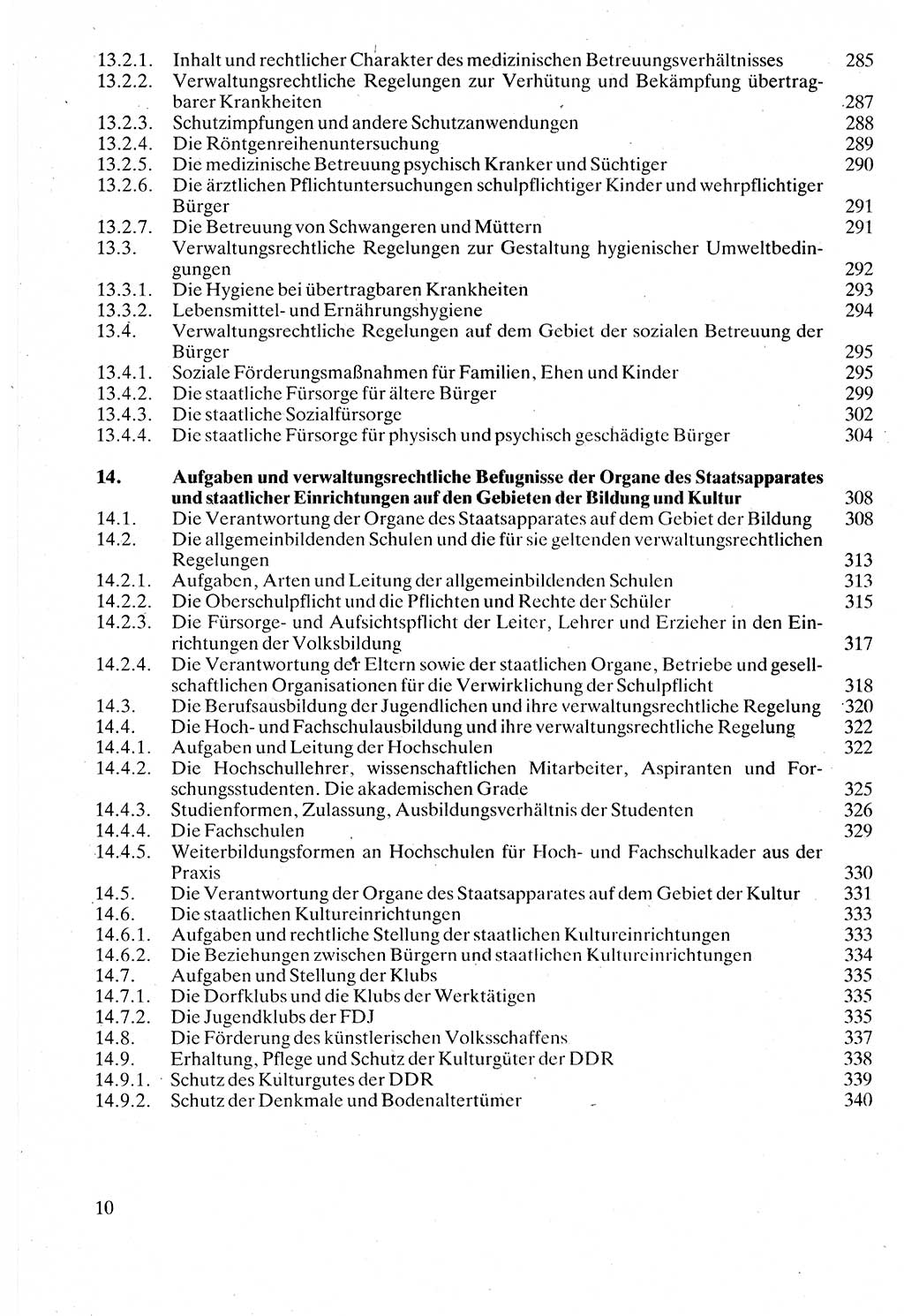 Verwaltungsrecht [Deutsche Demokratische Republik (DDR)], Lehrbuch 1988, Seite 10 (Verw.-R. DDR Lb. 1988, S. 10)