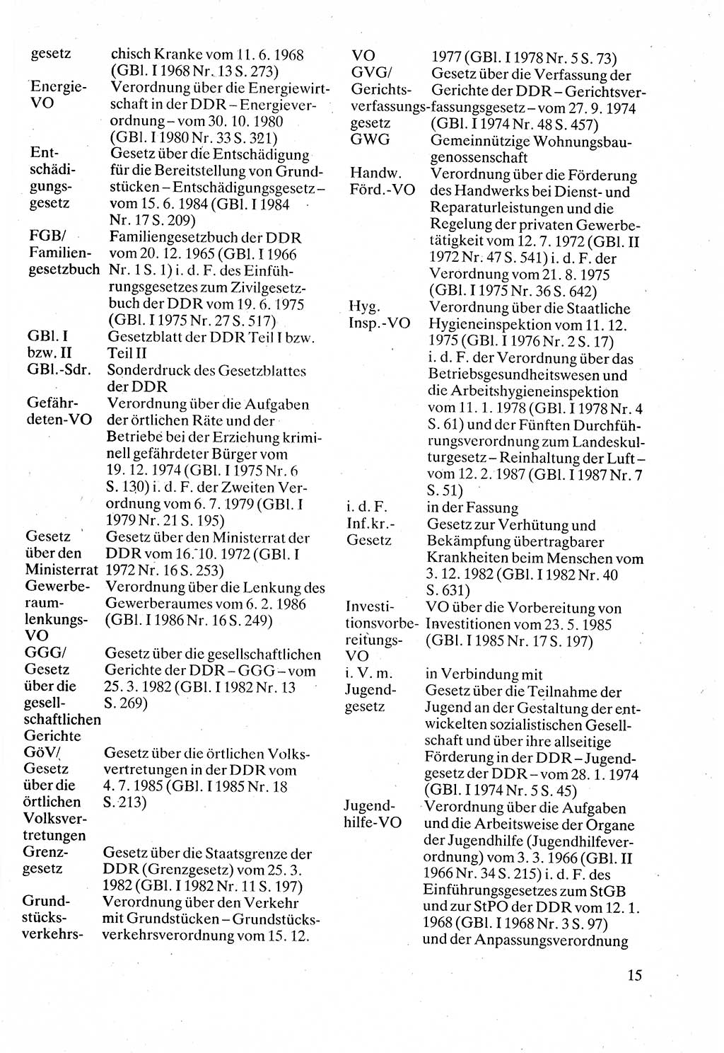Verwaltungsrecht [Deutsche Demokratische Republik (DDR)], Lehrbuch 1988, Seite 15 (Verw.-R. DDR Lb. 1988, S. 15)