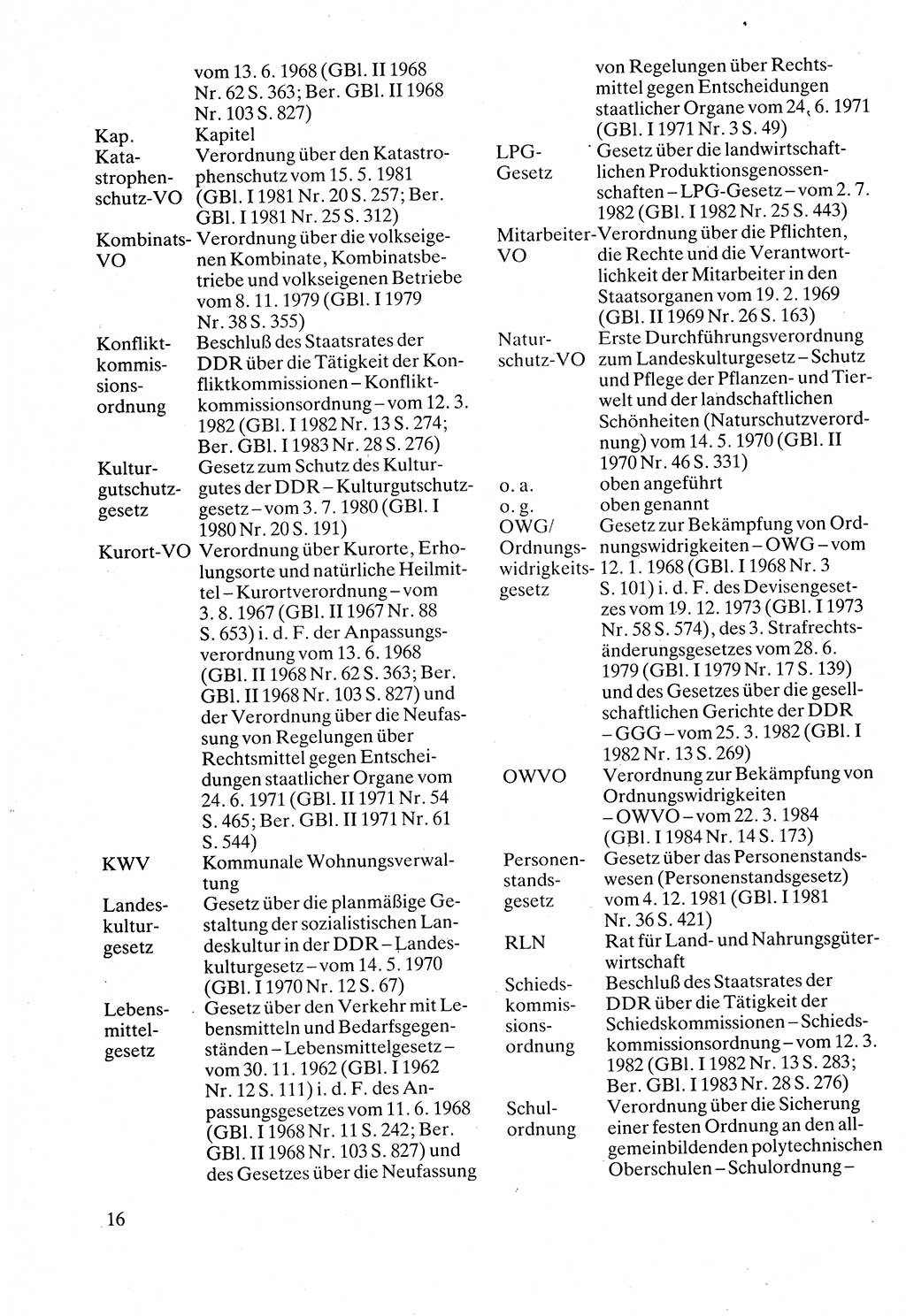 Verwaltungsrecht [Deutsche Demokratische Republik (DDR)], Lehrbuch 1988, Seite 16 (Verw.-R. DDR Lb. 1988, S. 16)