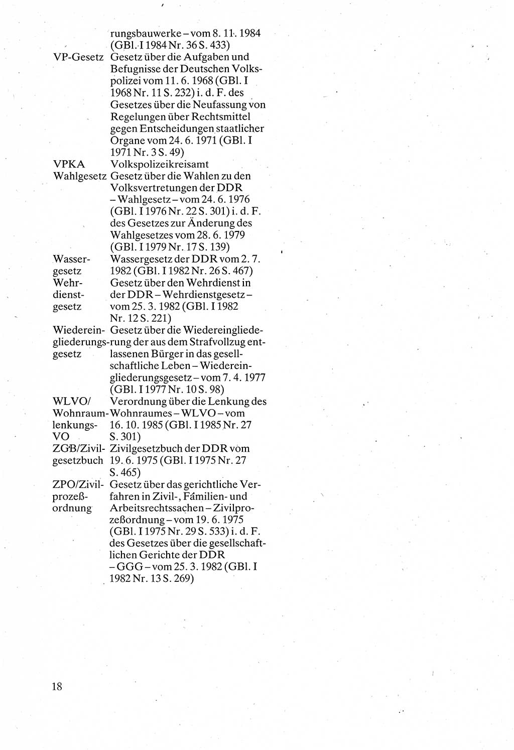 Verwaltungsrecht [Deutsche Demokratische Republik (DDR)], Lehrbuch 1988, Seite 18 (Verw.-R. DDR Lb. 1988, S. 18)