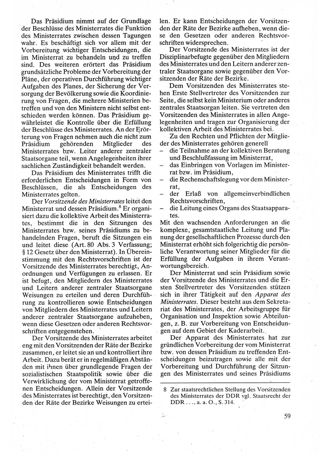 Verwaltungsrecht [Deutsche Demokratische Republik (DDR)], Lehrbuch 1988, Seite 59 (Verw.-R. DDR Lb. 1988, S. 59)