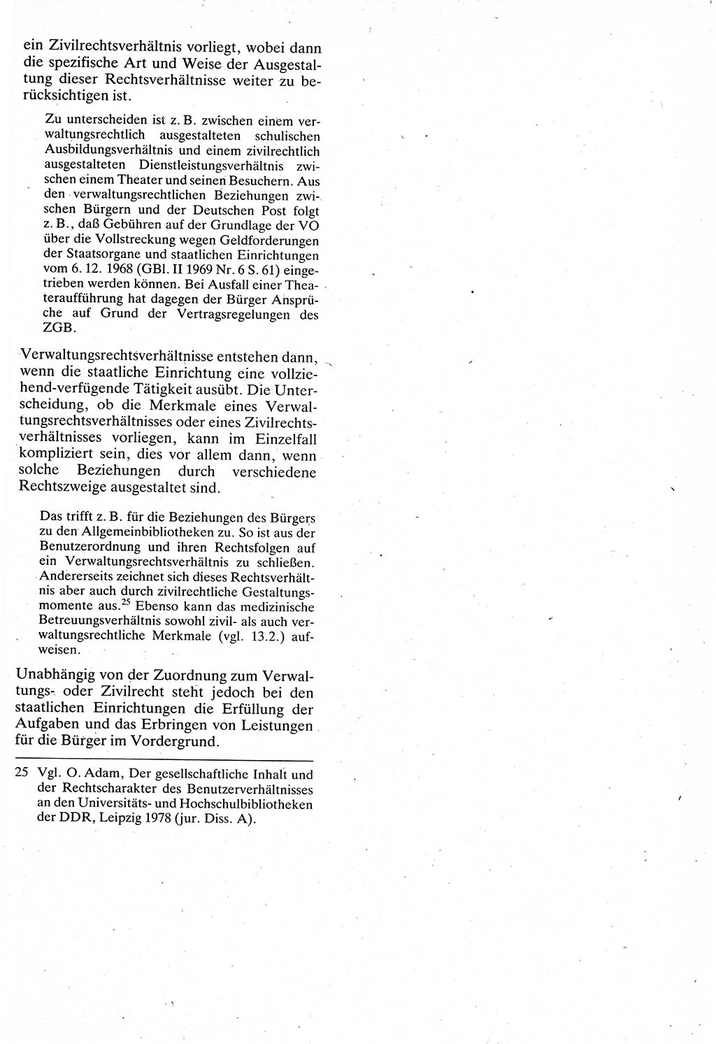 Verwaltungsrecht [Deutsche Demokratische Republik (DDR)], Lehrbuch 1988, Seite 79 (Verw.-R. DDR Lb. 1988, S. 79)