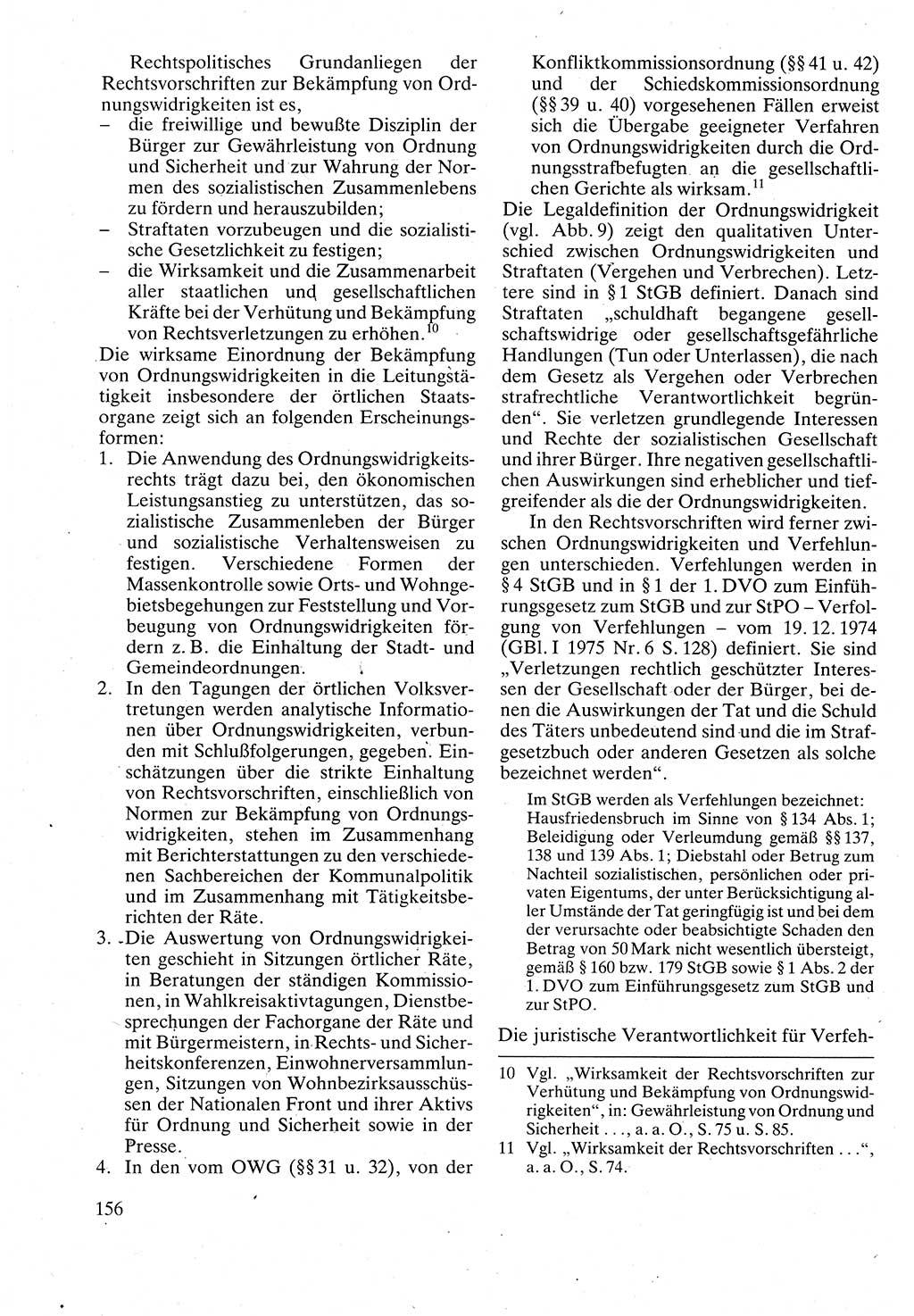 Verwaltungsrecht [Deutsche Demokratische Republik (DDR)], Lehrbuch 1988, Seite 156 (Verw.-R. DDR Lb. 1988, S. 156)