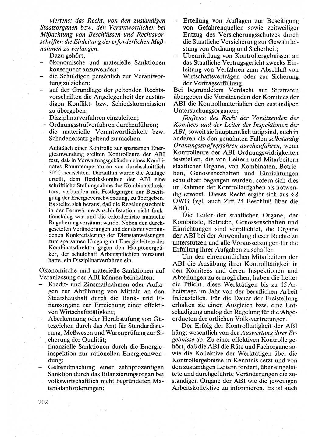 Verwaltungsrecht [Deutsche Demokratische Republik (DDR)], Lehrbuch 1988, Seite 202 (Verw.-R. DDR Lb. 1988, S. 202)
