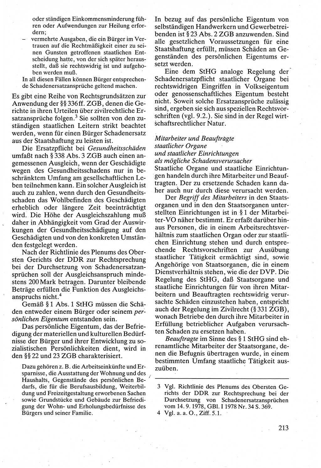 Verwaltungsrecht [Deutsche Demokratische Republik (DDR)], Lehrbuch 1988, Seite 213 (Verw.-R. DDR Lb. 1988, S. 213)