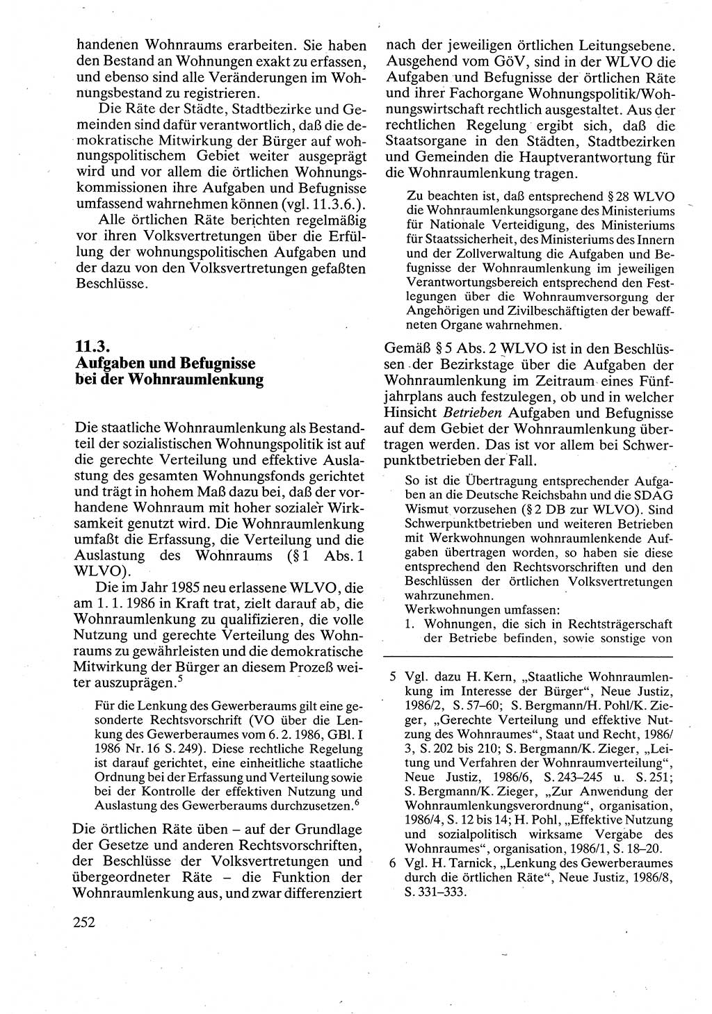 Verwaltungsrecht [Deutsche Demokratische Republik (DDR)], Lehrbuch 1988, Seite 252 (Verw.-R. DDR Lb. 1988, S. 252)
