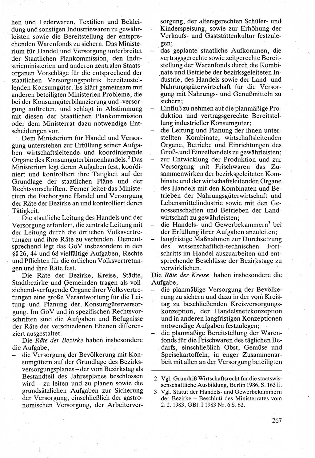 Verwaltungsrecht [Deutsche Demokratische Republik (DDR)], Lehrbuch 1988, Seite 267 (Verw.-R. DDR Lb. 1988, S. 267)