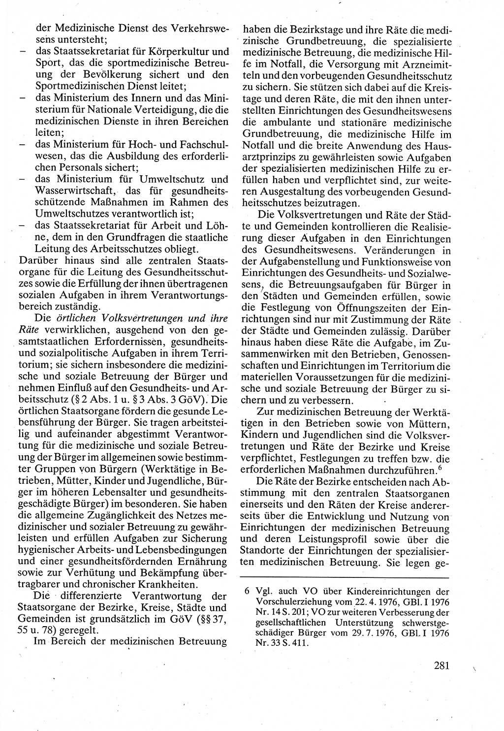 Verwaltungsrecht [Deutsche Demokratische Republik (DDR)], Lehrbuch 1988, Seite 281 (Verw.-R. DDR Lb. 1988, S. 281)