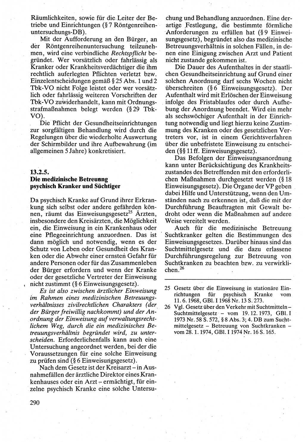 Verwaltungsrecht [Deutsche Demokratische Republik (DDR)], Lehrbuch 1988, Seite 290 (Verw.-R. DDR Lb. 1988, S. 290)