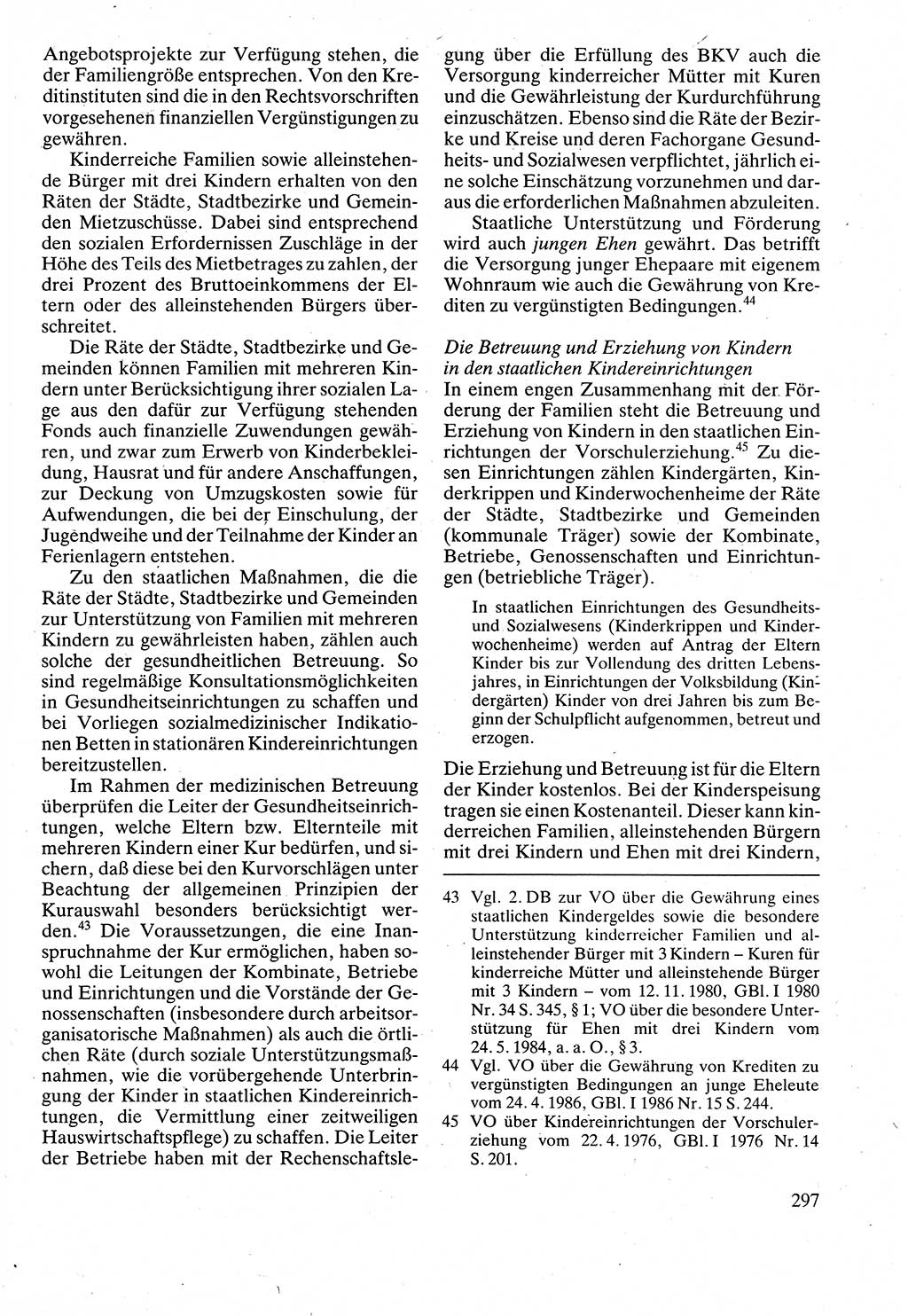 Verwaltungsrecht [Deutsche Demokratische Republik (DDR)], Lehrbuch 1988, Seite 297 (Verw.-R. DDR Lb. 1988, S. 297)