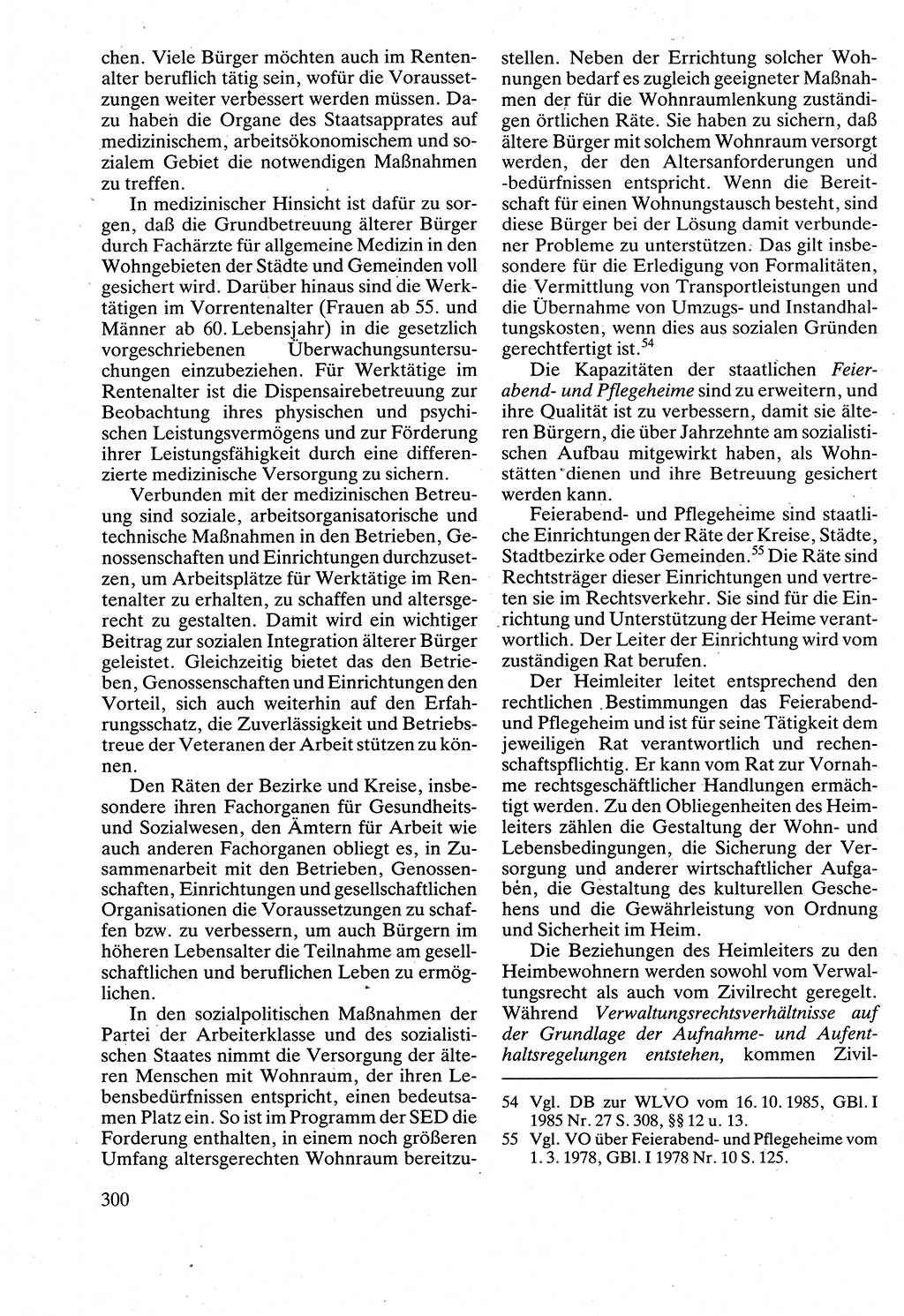 Verwaltungsrecht [Deutsche Demokratische Republik (DDR)], Lehrbuch 1988, Seite 300 (Verw.-R. DDR Lb. 1988, S. 300)