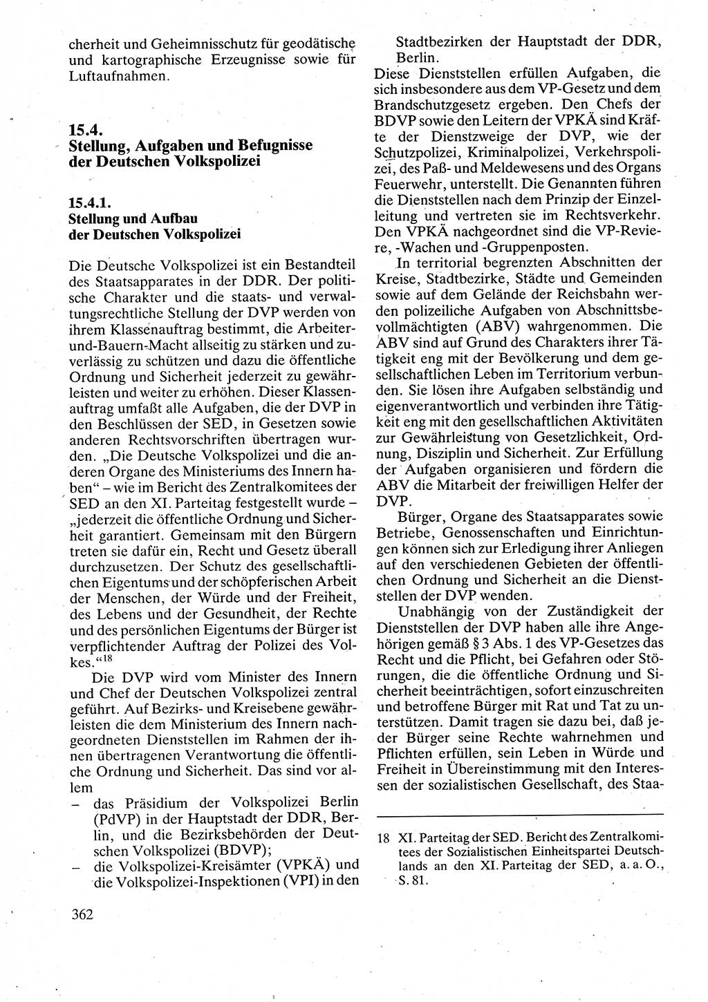 Verwaltungsrecht [Deutsche Demokratische Republik (DDR)], Lehrbuch 1988, Seite 362 (Verw.-R. DDR Lb. 1988, S. 362)