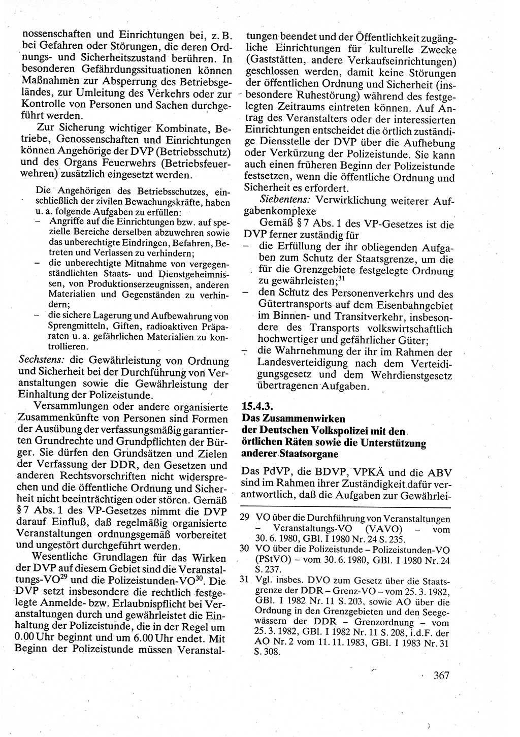 Verwaltungsrecht [Deutsche Demokratische Republik (DDR)], Lehrbuch 1988, Seite 367 (Verw.-R. DDR Lb. 1988, S. 367)