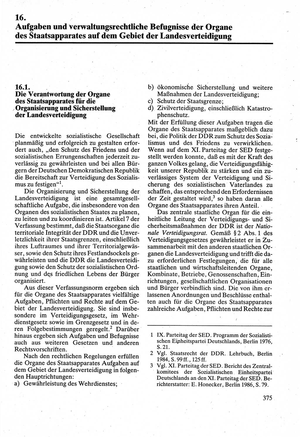 Verwaltungsrecht [Deutsche Demokratische Republik (DDR)], Lehrbuch 1988, Seite 375 (Verw.-R. DDR Lb. 1988, S. 375)