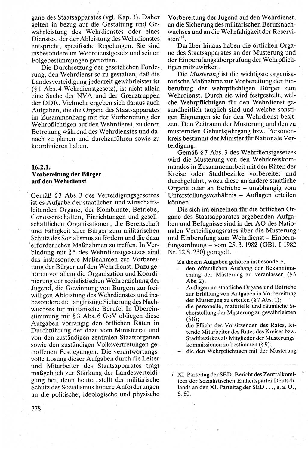 Verwaltungsrecht [Deutsche Demokratische Republik (DDR)], Lehrbuch 1988, Seite 378 (Verw.-R. DDR Lb. 1988, S. 378)