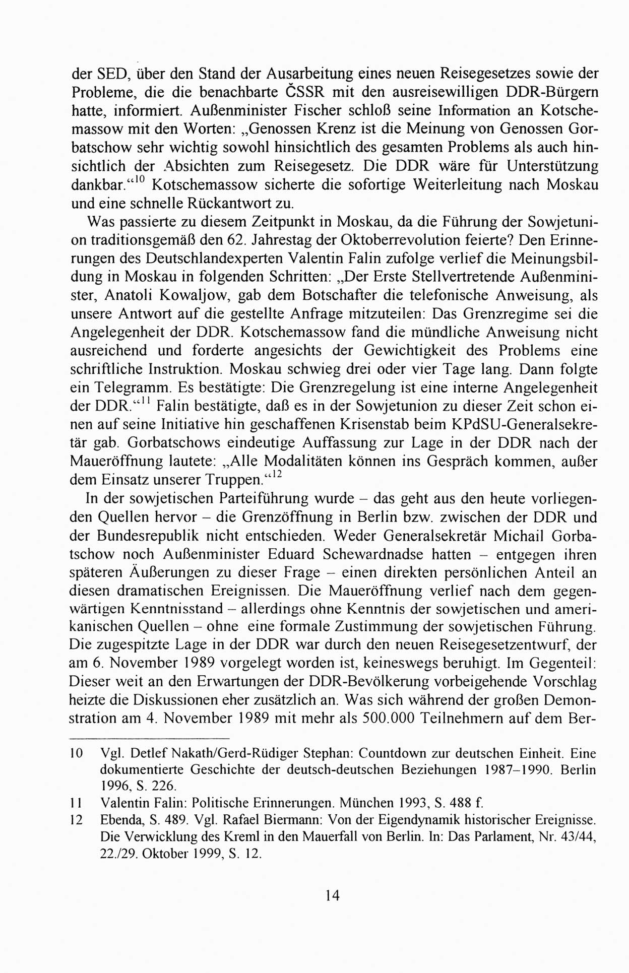 AuÃŸerordentlicher Parteitag der SED/PDS (Sozialistische Einheitspartei Deutschlands/Partei des Demokratischen Sozialismus) [Deutsche Demokratische Republik (DDR)], Protokoll der Beratungen am 8./9. und 16./17.12.1989 in Berlin 1989, Seite 14 (PT. SED/PDS DDR Prot. 1989, S. 14)