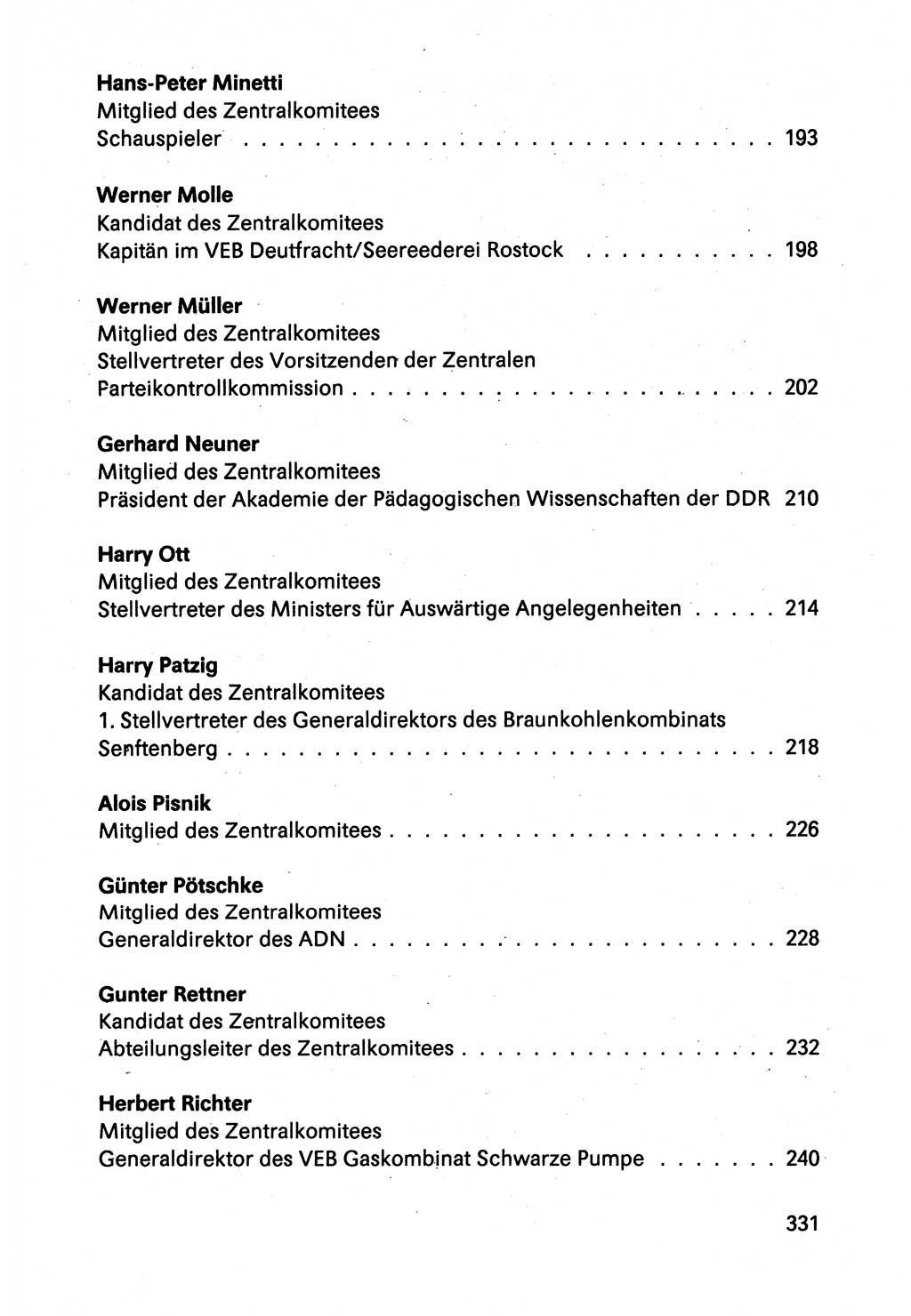 Diskussionsbeiträge, 10. Tagung des ZK (Zentralkomitee) der SED (Sozialistische Einheitspartei Deutschlands) [Deutsche Demokratische Republik (DDR)] 1989, Seite 331 (Disk.-Beitr. 10. Tg. ZK SED DDR 1989, S. 331)