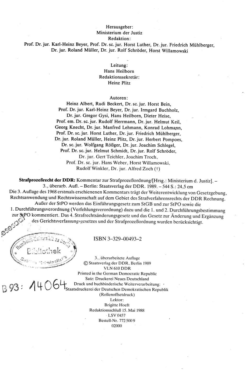 Strafprozeßrecht der DDR (Deutsche Demokratische Republik), Kommentar zur Strafprozeßordnung (StPO) 1989, Seite 4 (Strafprozeßr. DDR Komm. StPO 1989, S. 4)