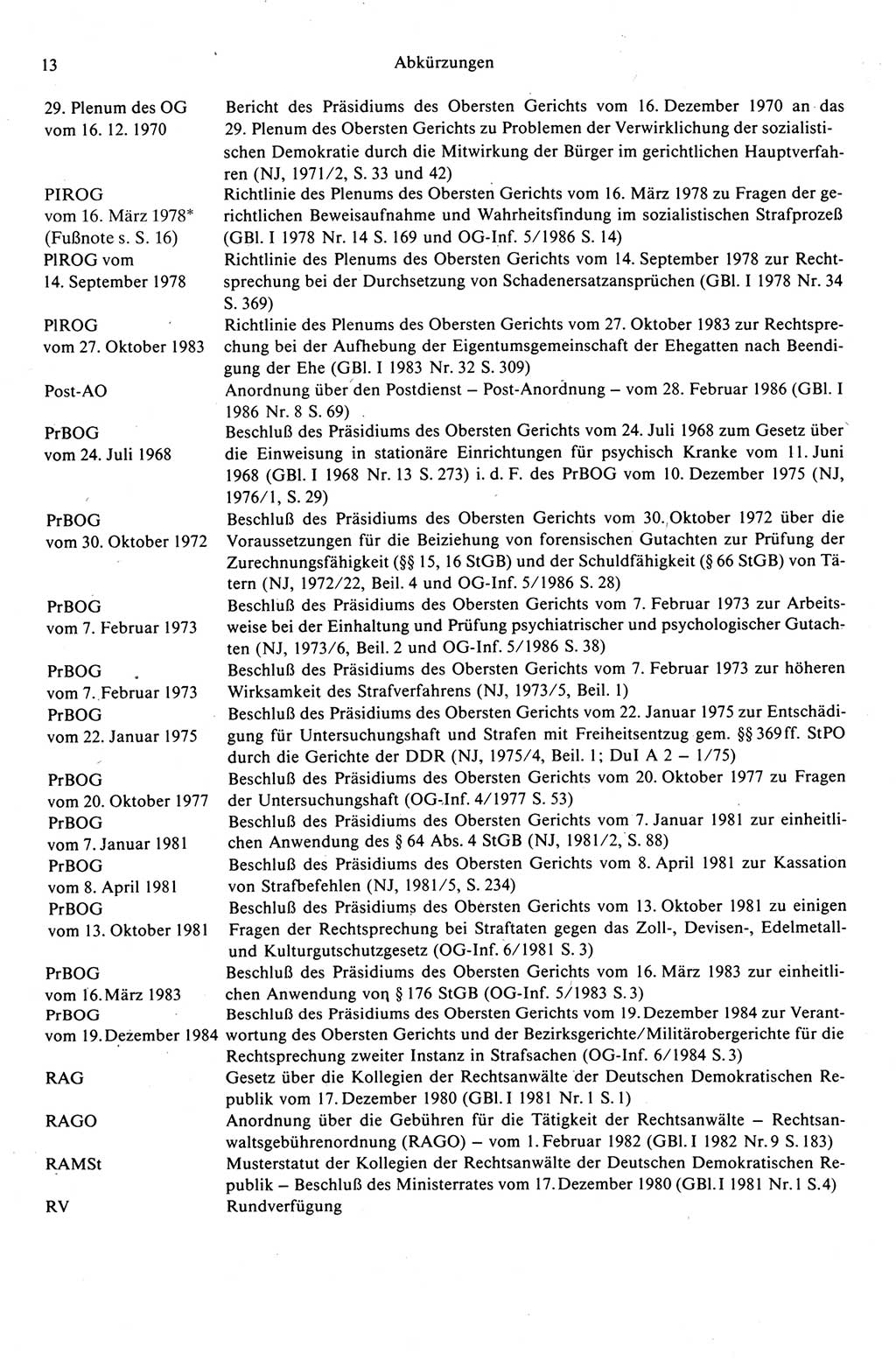 Strafprozeßrecht der DDR (Deutsche Demokratische Republik), Kommentar zur Strafprozeßordnung (StPO) 1989, Seite 13 (Strafprozeßr. DDR Komm. StPO 1989, S. 13)