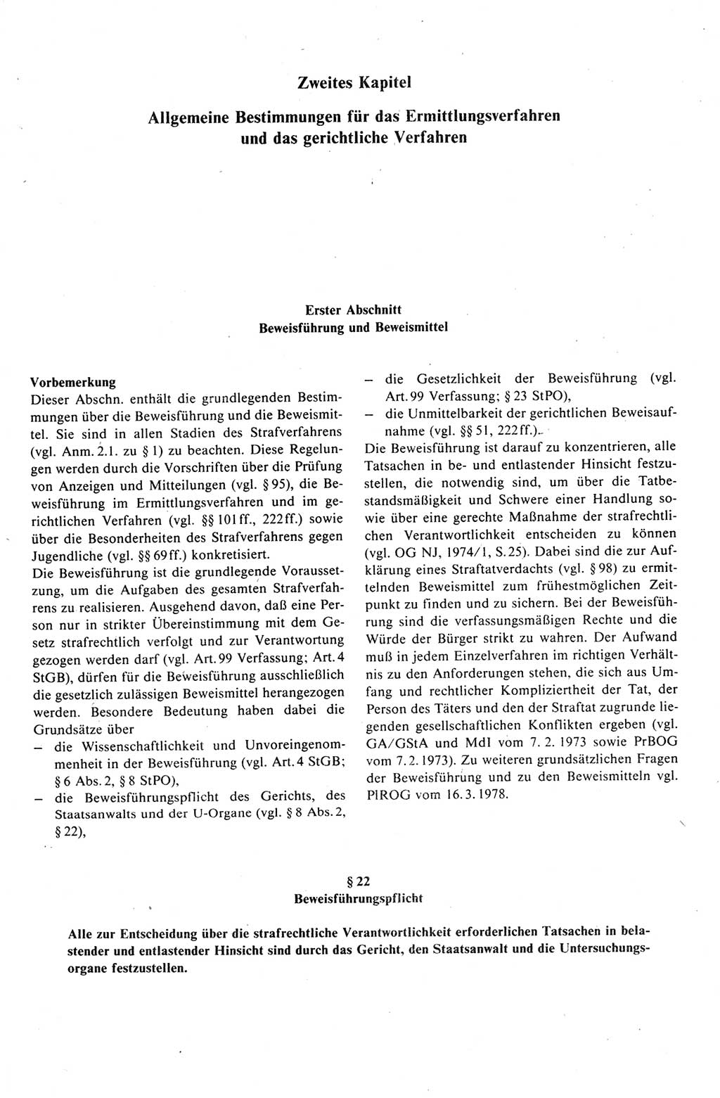 Strafprozeßrecht der DDR (Deutsche Demokratische Republik), Kommentar zur Strafprozeßordnung (StPO) 1989, Seite 47 (Strafprozeßr. DDR Komm. StPO 1989, S. 47)