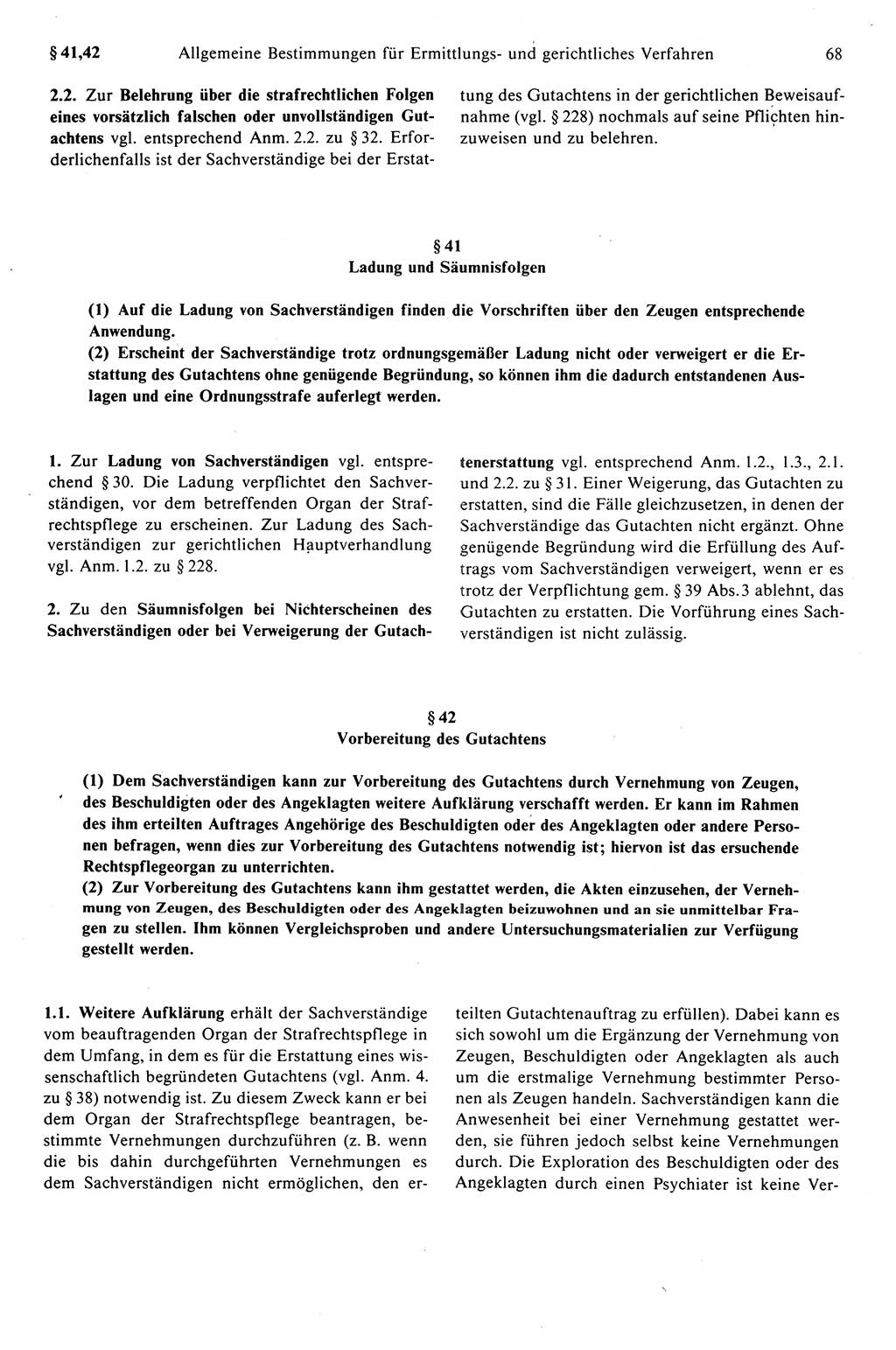 Strafprozeßrecht der DDR (Deutsche Demokratische Republik), Kommentar zur Strafprozeßordnung (StPO) 1989, Seite 68 (Strafprozeßr. DDR Komm. StPO 1989, S. 68)