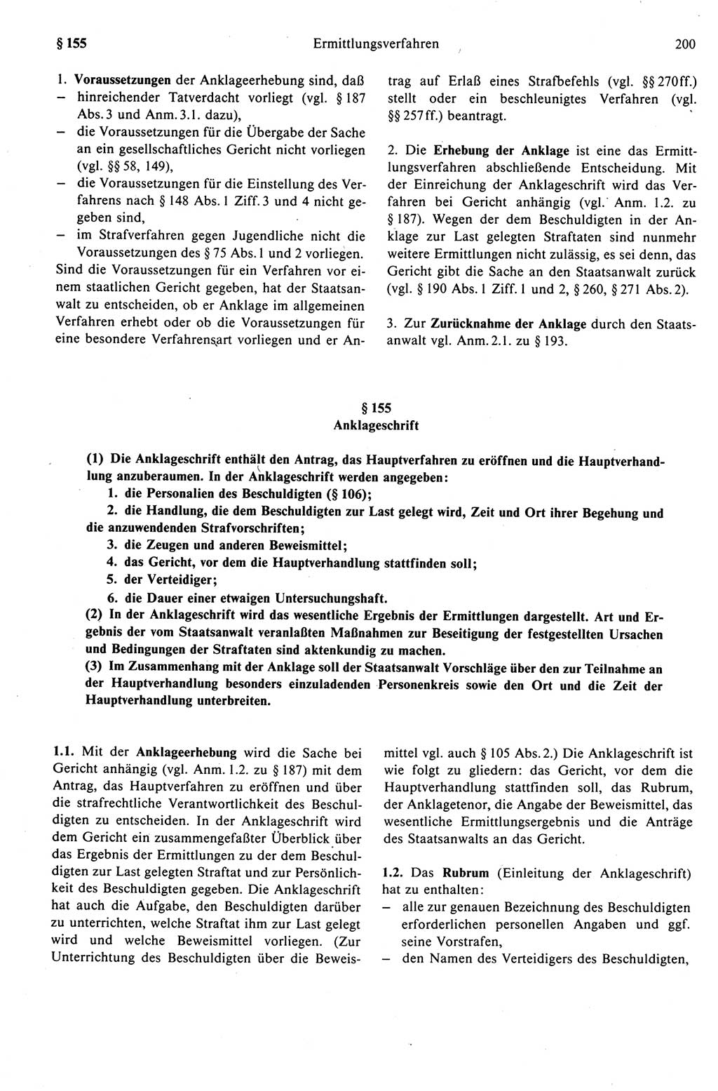 Strafprozeßrecht der DDR (Deutsche Demokratische Republik), Kommentar zur Strafprozeßordnung (StPO) 1989, Seite 200 (Strafprozeßr. DDR Komm. StPO 1989, S. 200)