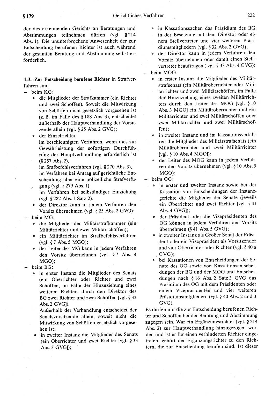 Strafprozeßrecht der DDR (Deutsche Demokratische Republik), Kommentar zur Strafprozeßordnung (StPO) 1989, Seite 222 (Strafprozeßr. DDR Komm. StPO 1989, S. 222)